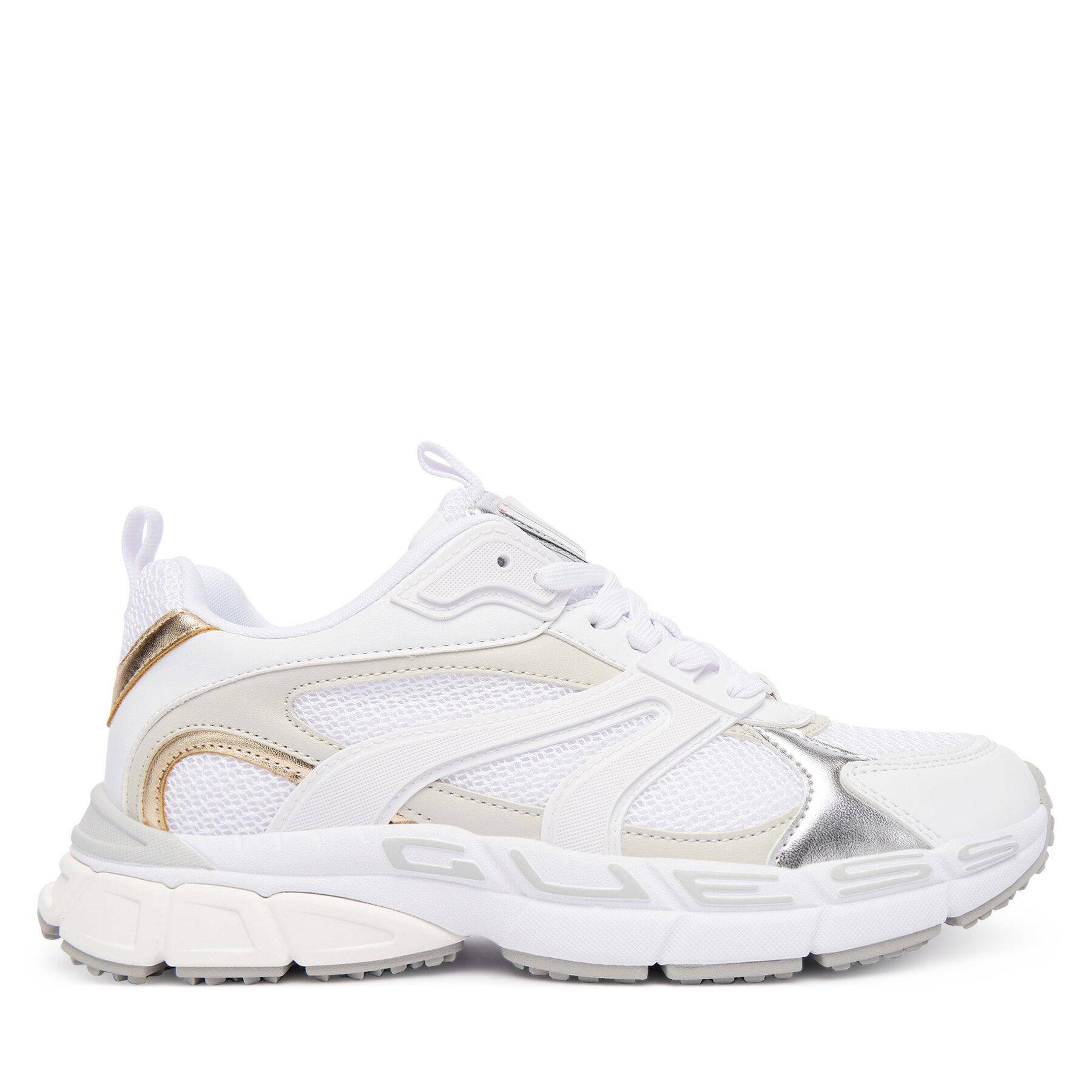 Guess Sneakersy FLFBVL ELE12 Biały