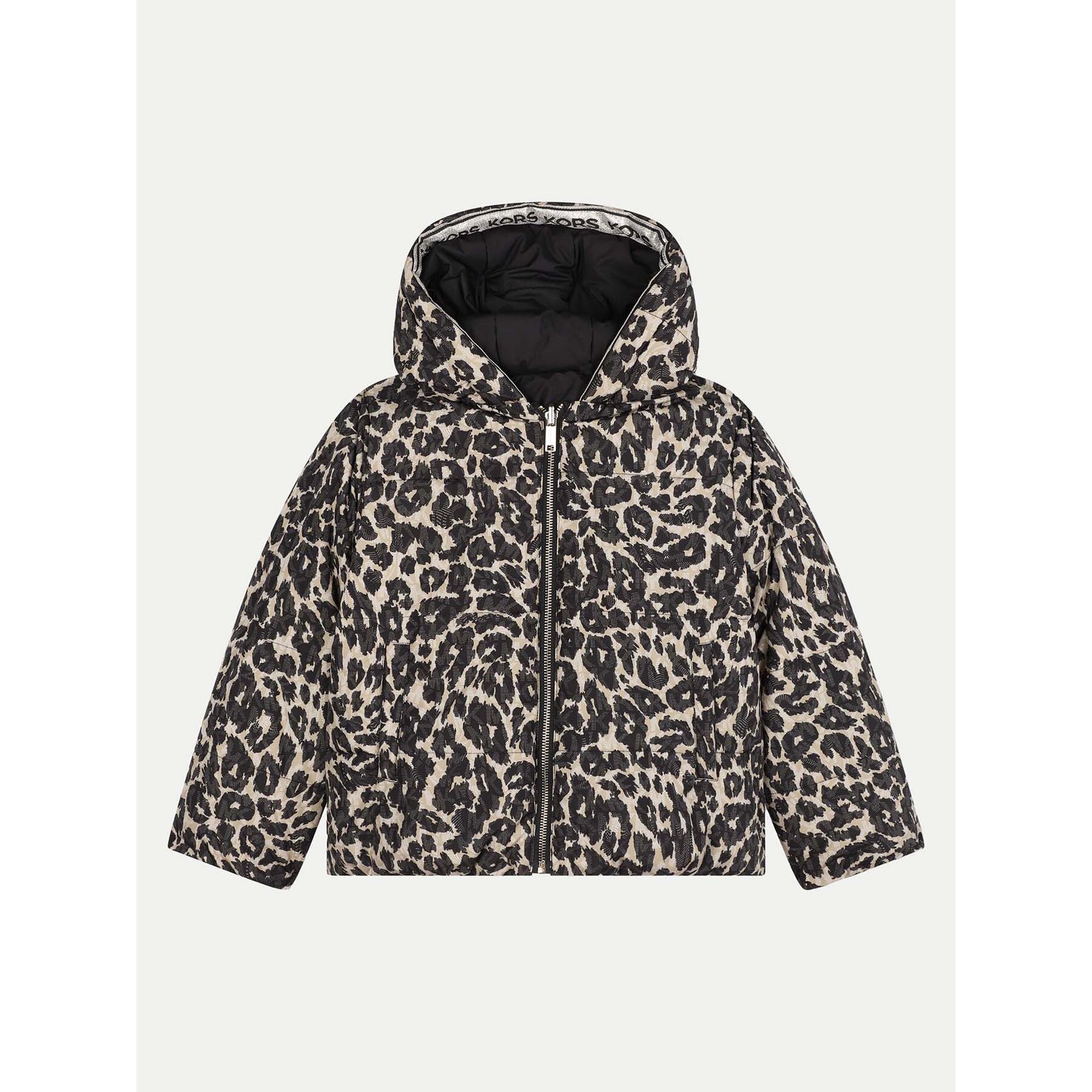 MICHAEL KORS KIDS Kurtka zimowa R30186 D Czarny Regular Fit