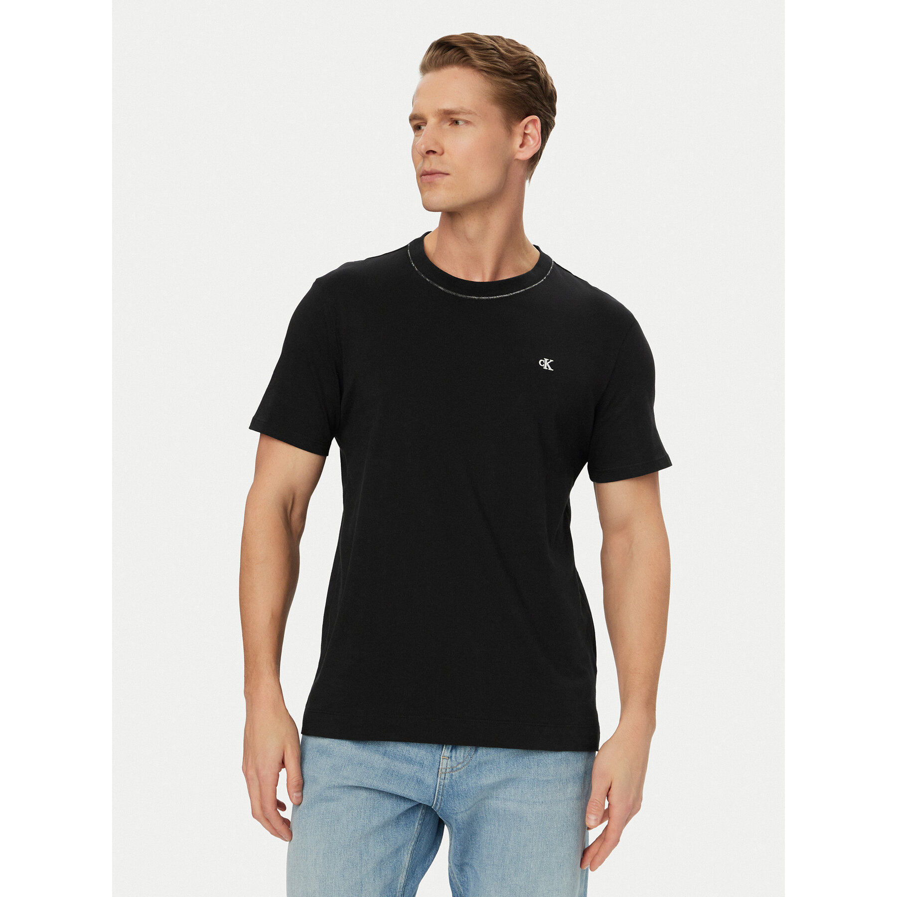 Calvin Klein T-Shirt LV04LF223G Czarny Regular Fit