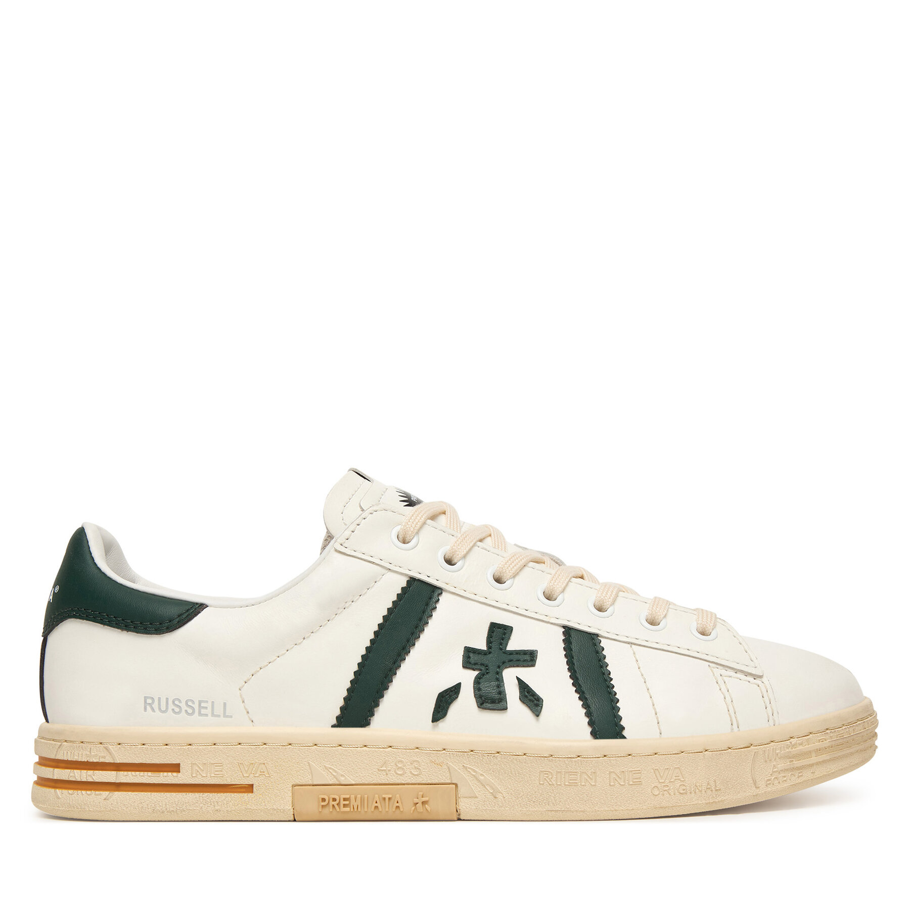 Premiata Sneakersy Russell Var 8029 Beżowy jasny