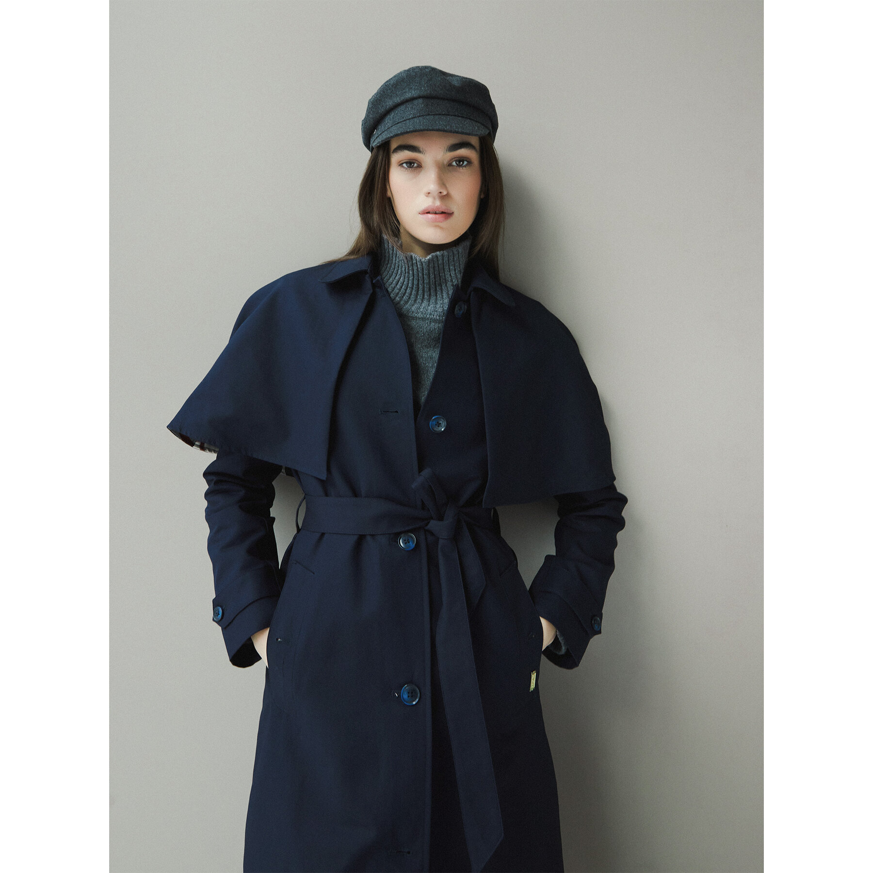Hunter Trencz Keltie HARW0014251 Granatowy Regular Fit