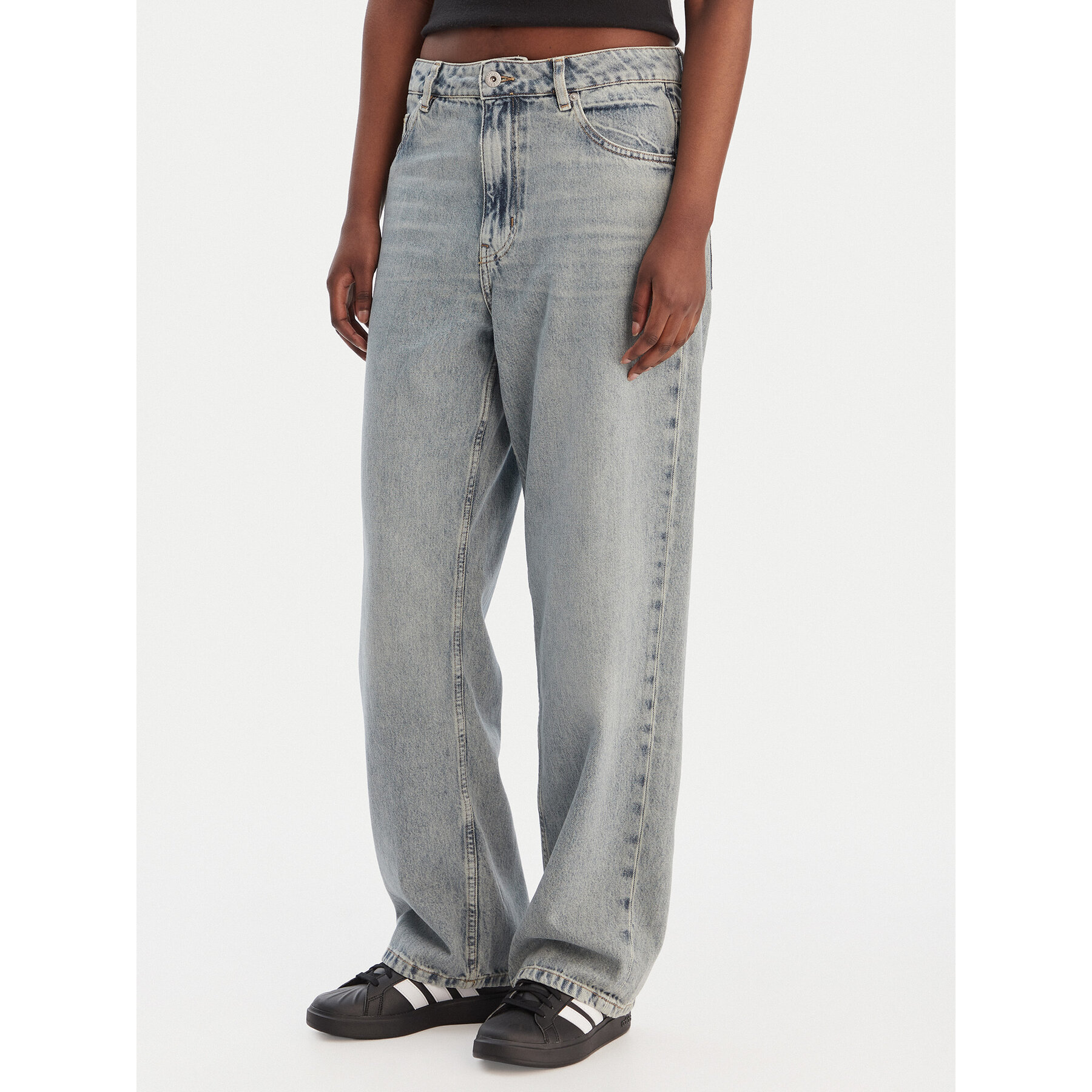 HUGO Jeansy Leni_B 50557383 Niebieski Regular Fit