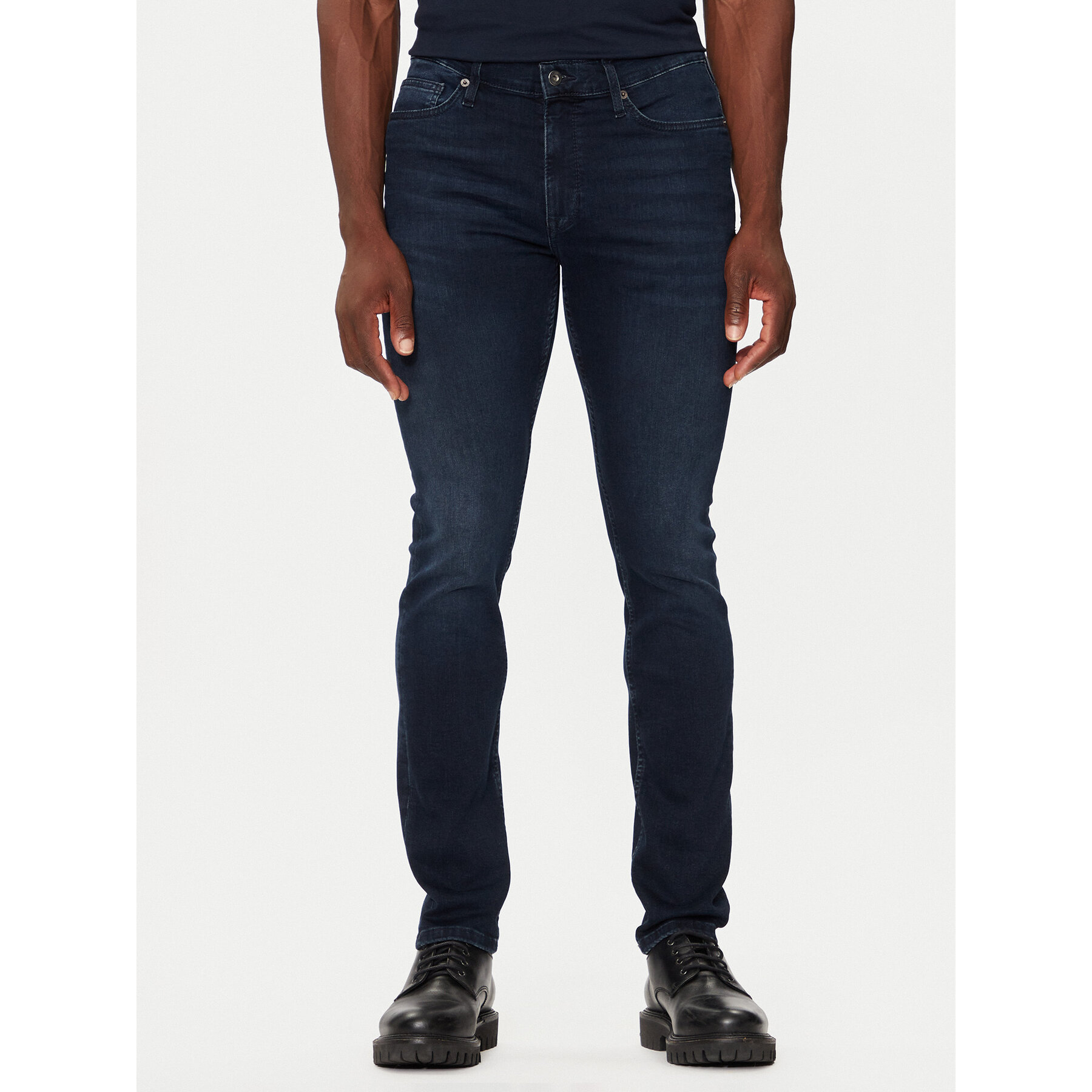 Mustang Jeansy Frisco 1013613 Granatowy Skinny Fit