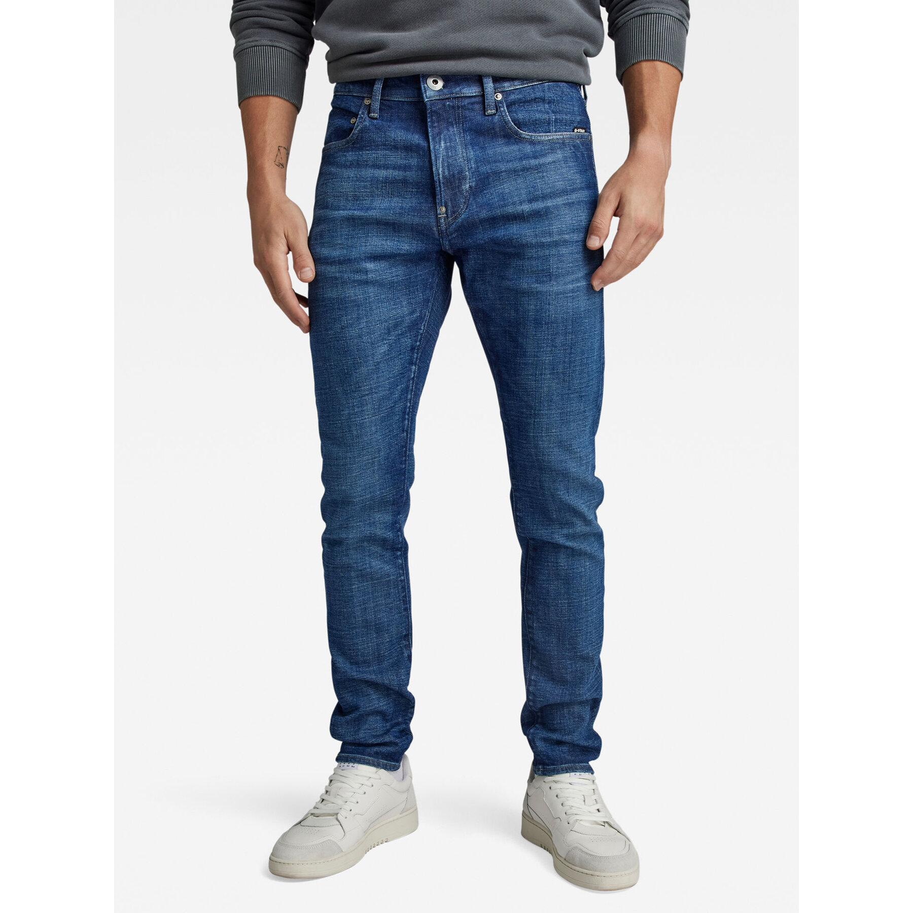 G-Star Raw Jeansy Revend D20071-D441 Niebieski Skinny Fit