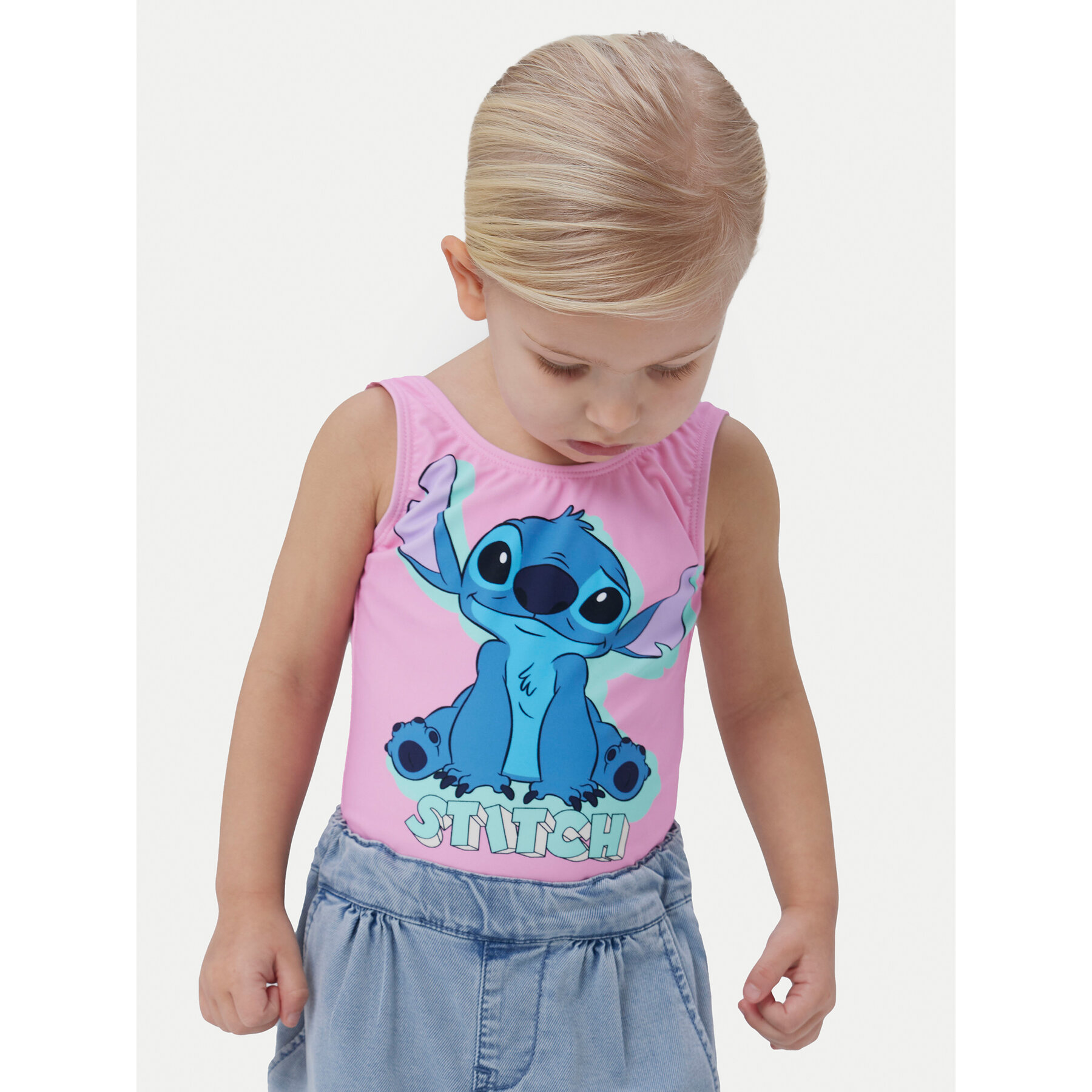 NAME IT Strój kąpielowy Modina Stitch 13239640 Różowy