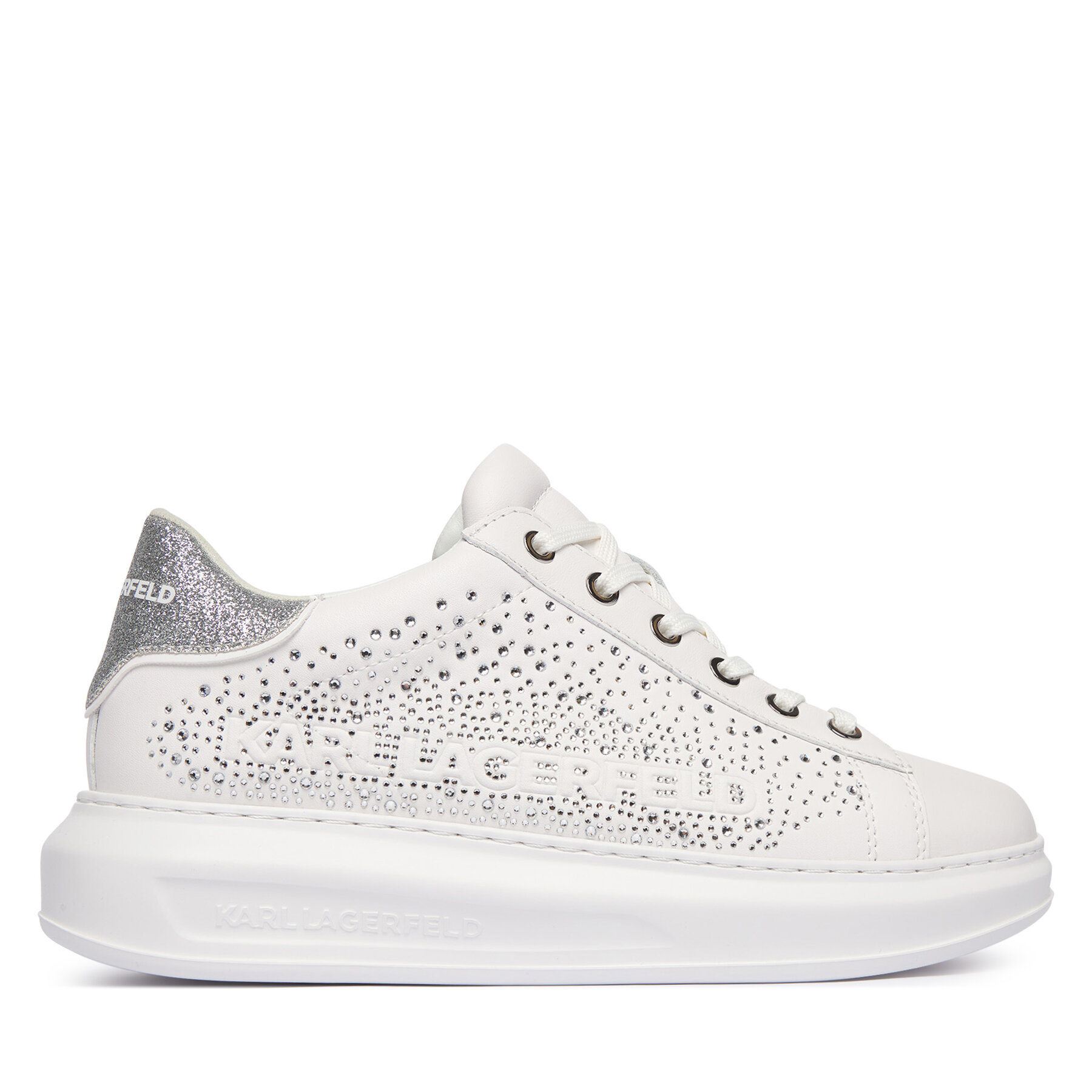 KARL LAGERFELD Sneakersy Kapri KL62556 Biały