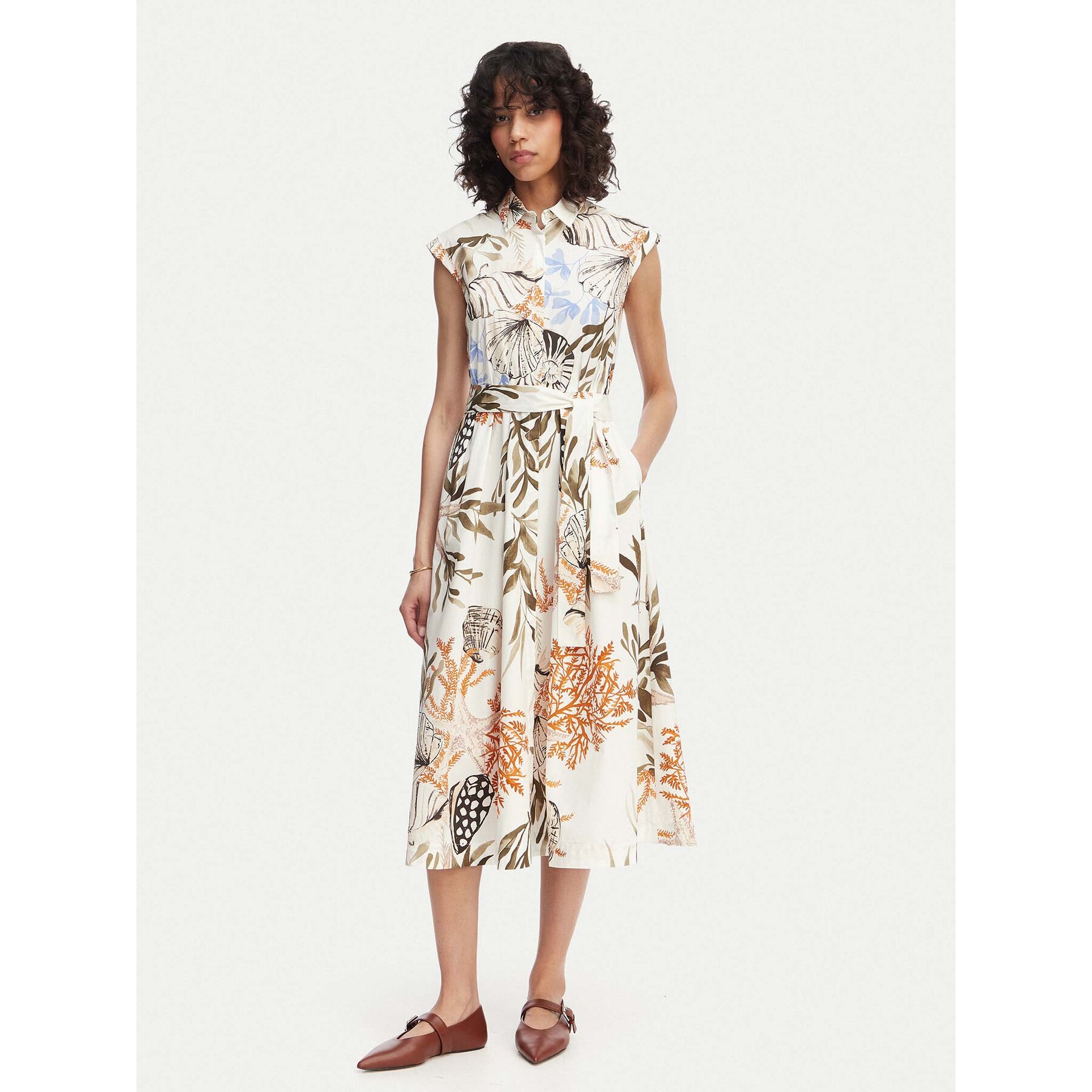 Marella Sukienka koszulowa Padana 2613221202 Kolorowy Regular Fit