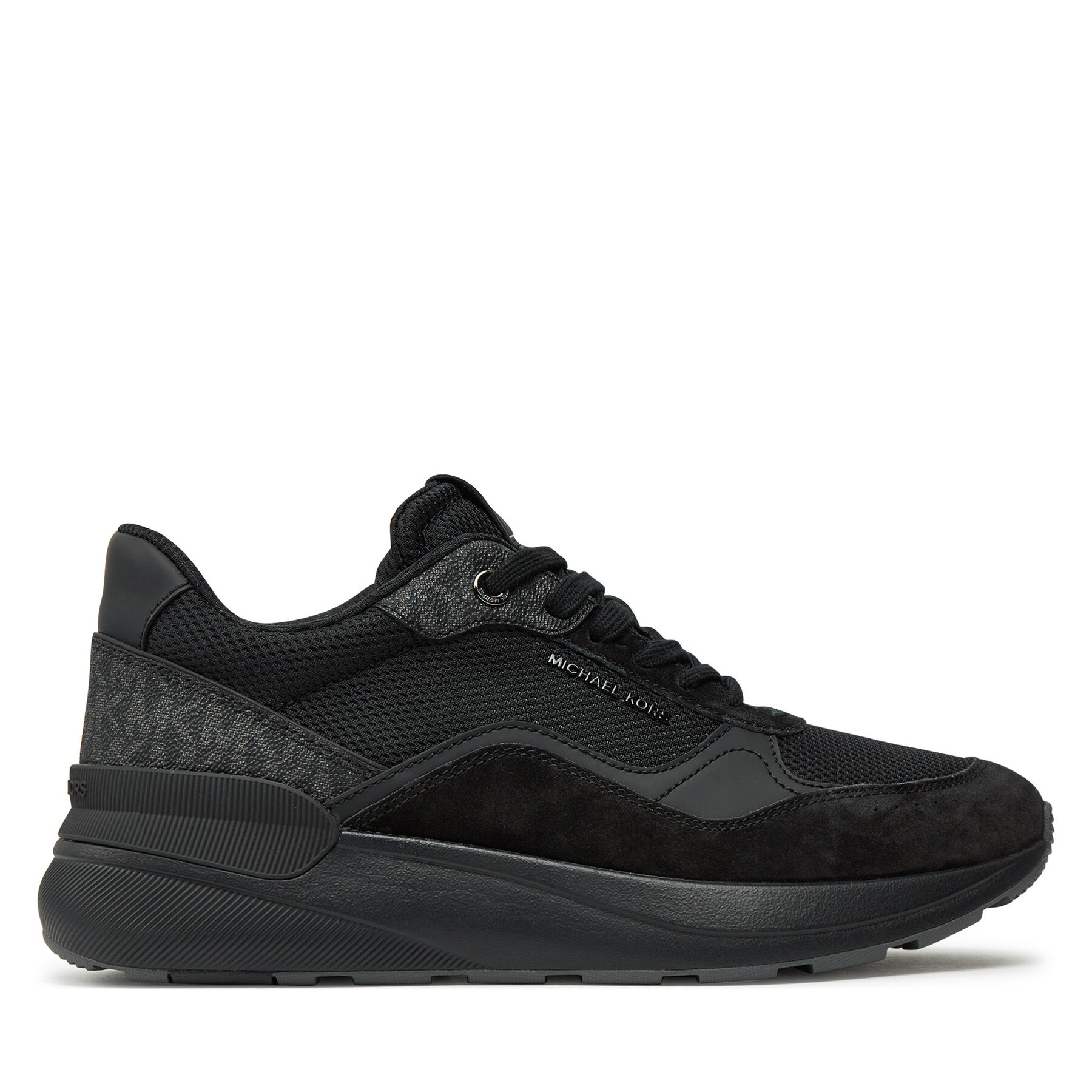 MICHAEL Michael Kors Sneakersy Trevor Mixed-Media Trainer 42F4TRFS7D Czarny