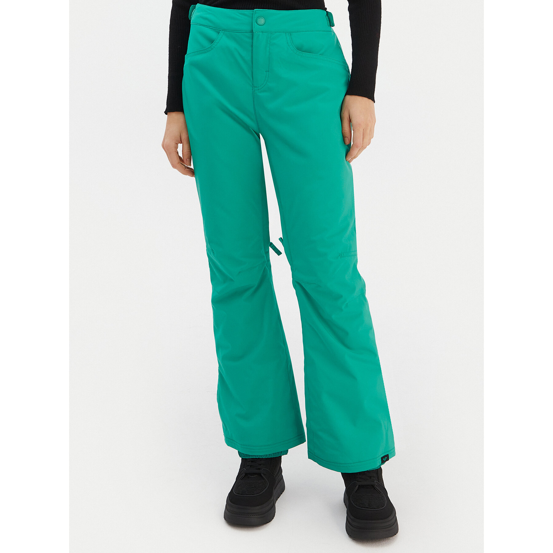 Roxy Spodnie snowboardowe Backyard ERJTP03299 Zielony Tailored Fit