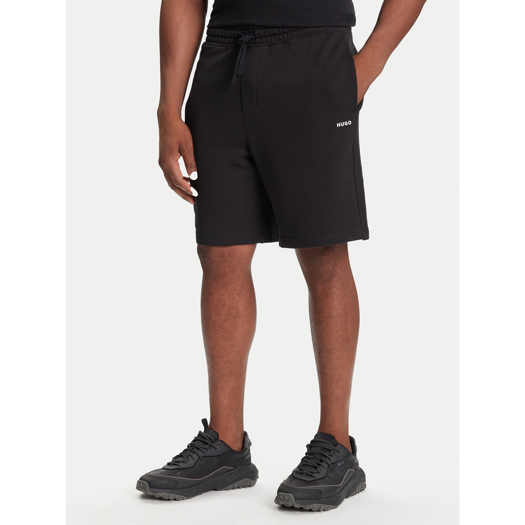 HUGO Szorty sportowe Dayono 50530696 Czarny Relaxed Fit