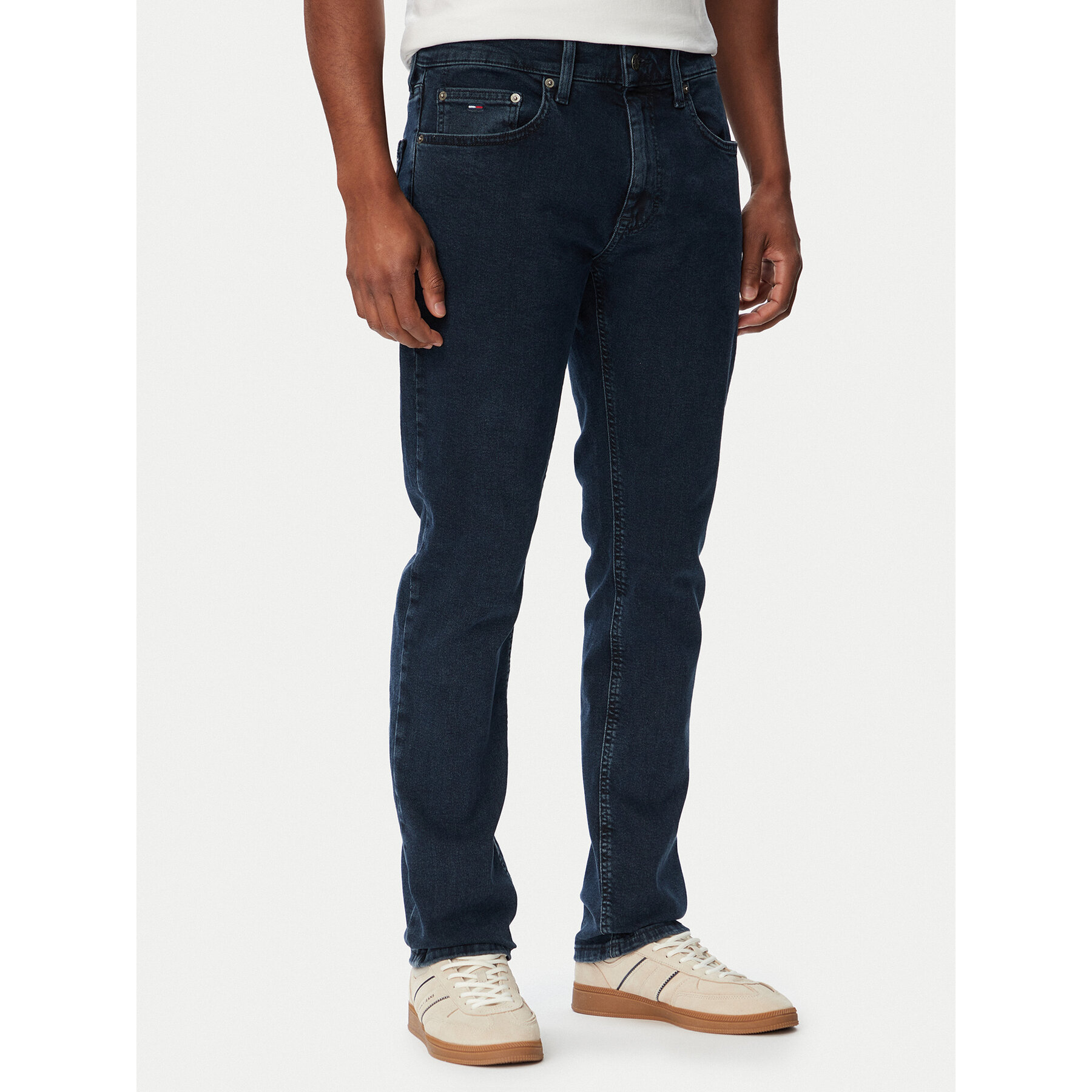 Tommy Jeans Jeansy Scanton DM0DM21213 Granatowy Slim Fit
