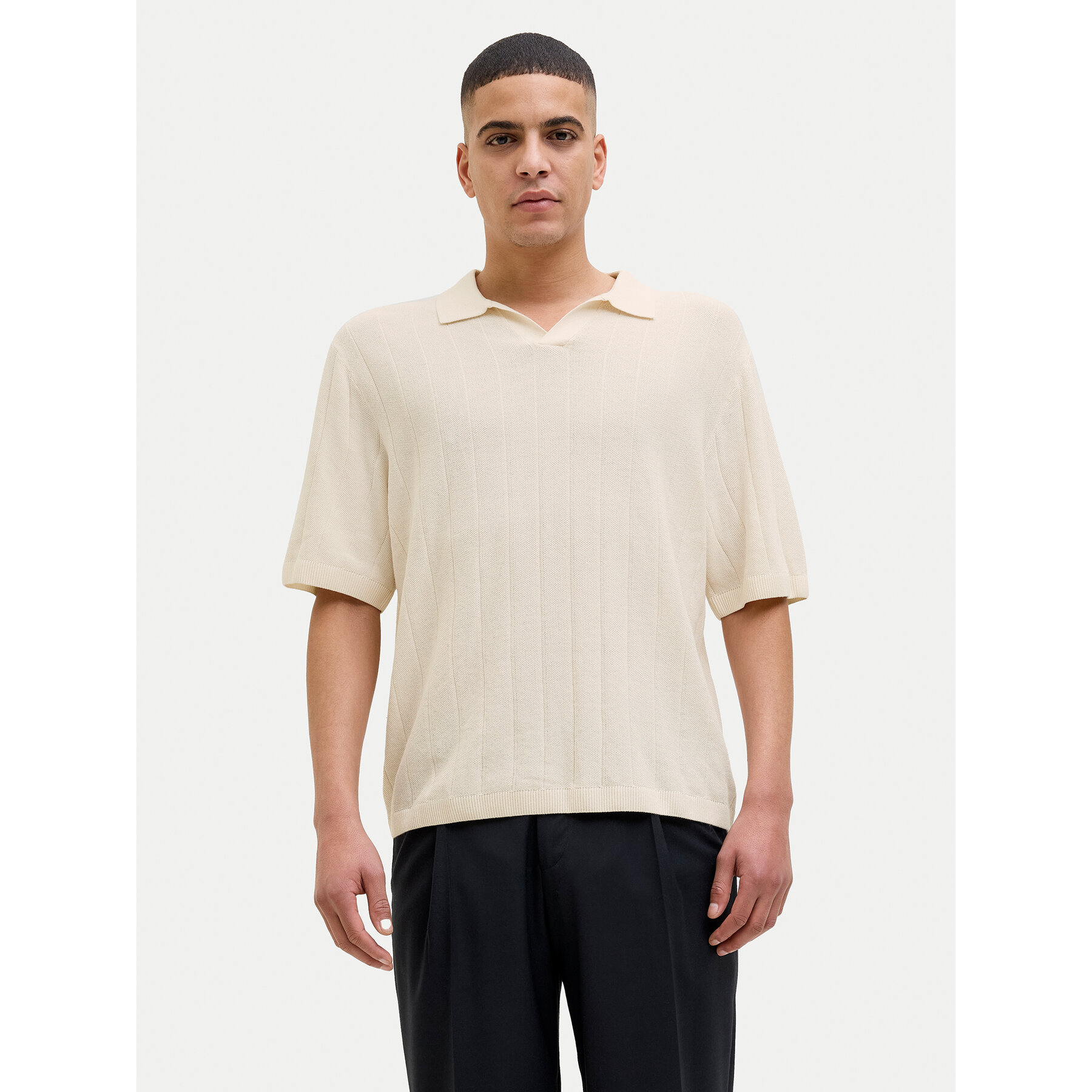 Jack & Jones Polo Varenna 12272578 Beżowy Relaxed Fit