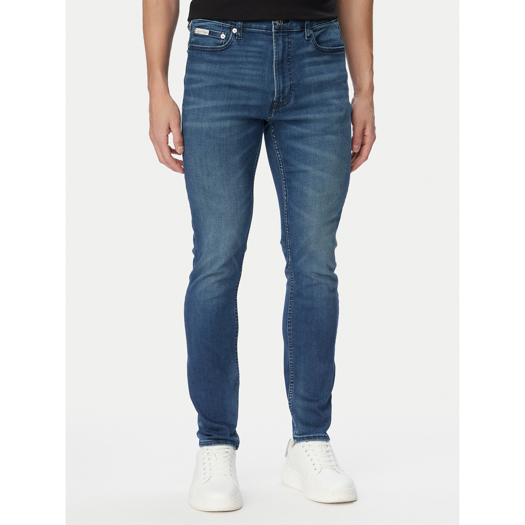 Calvin Klein Jeans Jeansy LV04RG794G Niebieski Skinny Fit