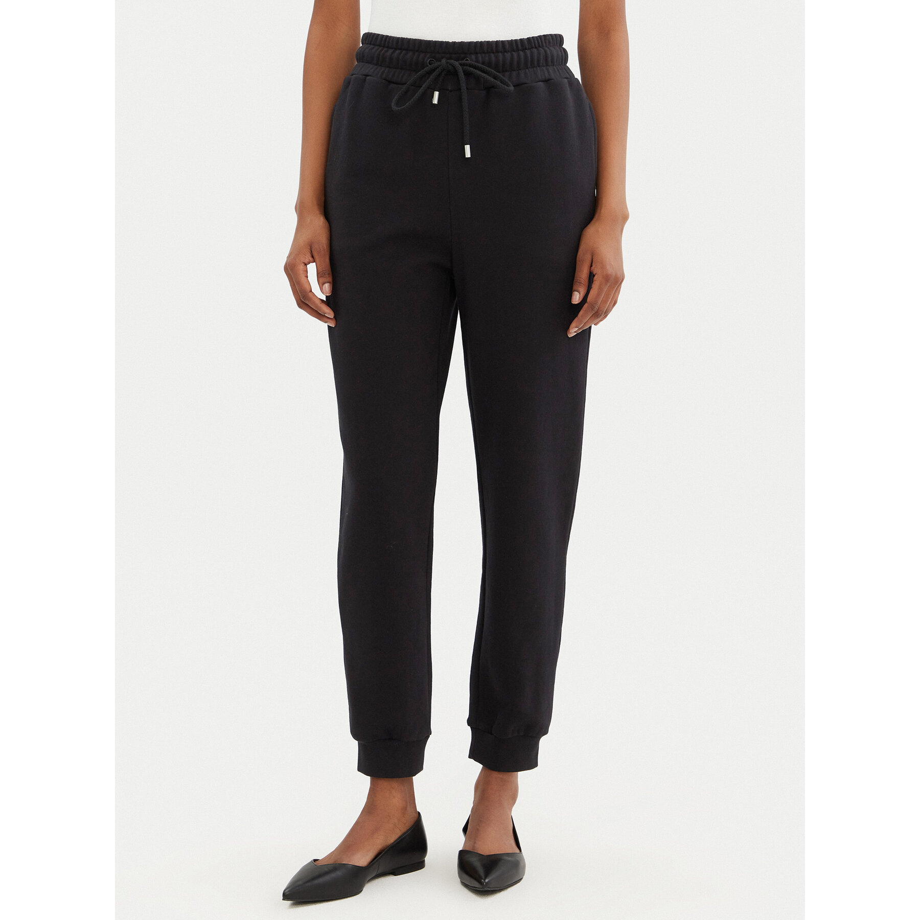 PINKO Spodnie dresowe 100371 A2BZ Czarny Regular Fit