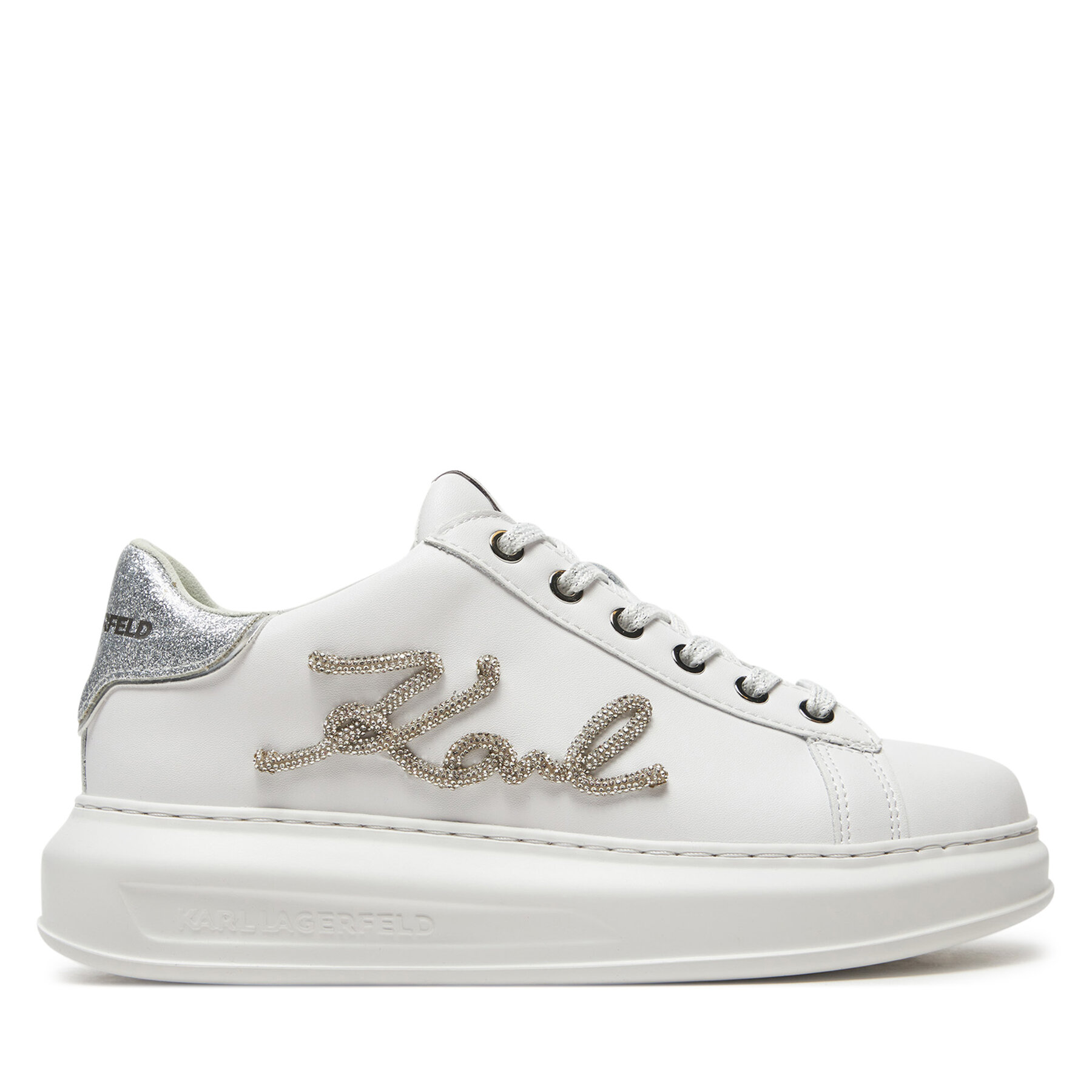 KARL LAGERFELD Sneakersy Kapri KL62511G Biały
