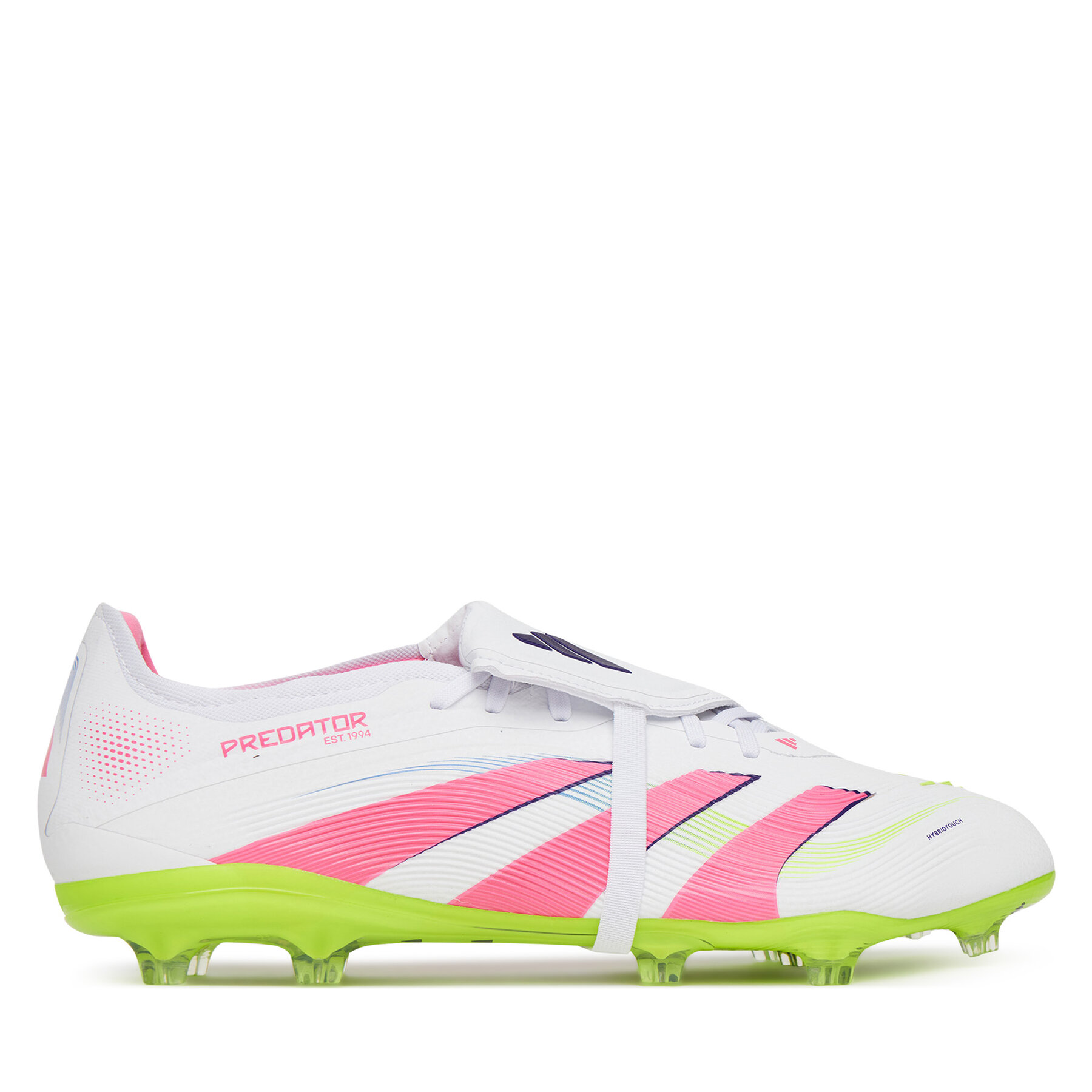 adidas Buty do piłki nożnej Predator Pro Fold-Over Tongue Firm Ground JR0440 Biały