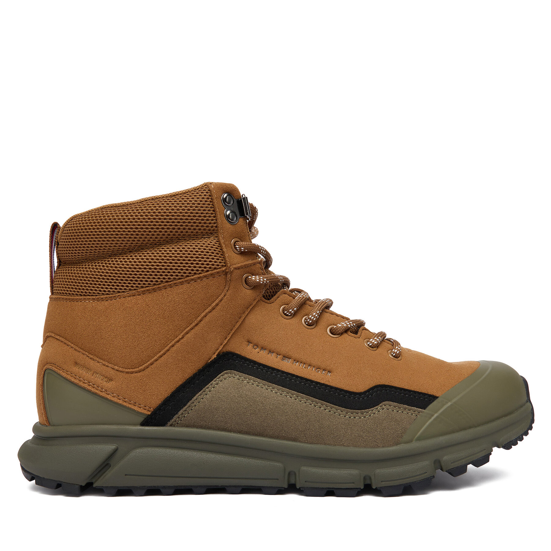 Tommy Hilfiger Trzewiki Outdoor Runner Hi Wpm FM0FM05575 Brązowy