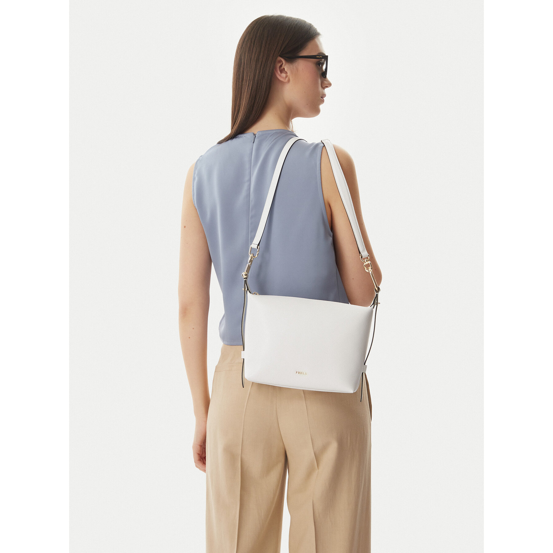 Furla Torebka Tonie Mini WE00877 A.0023 CN 01B00 Biały