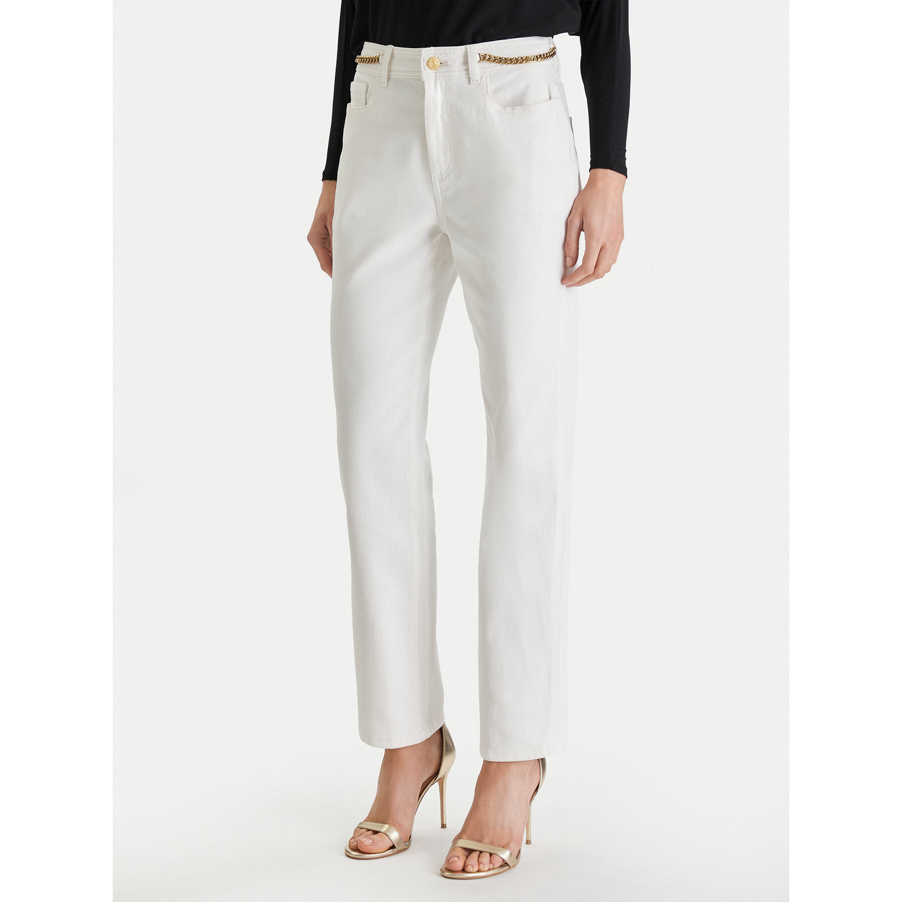 Marciano Guess Jeansy 6RGA01 7455A Biały Regular Fit