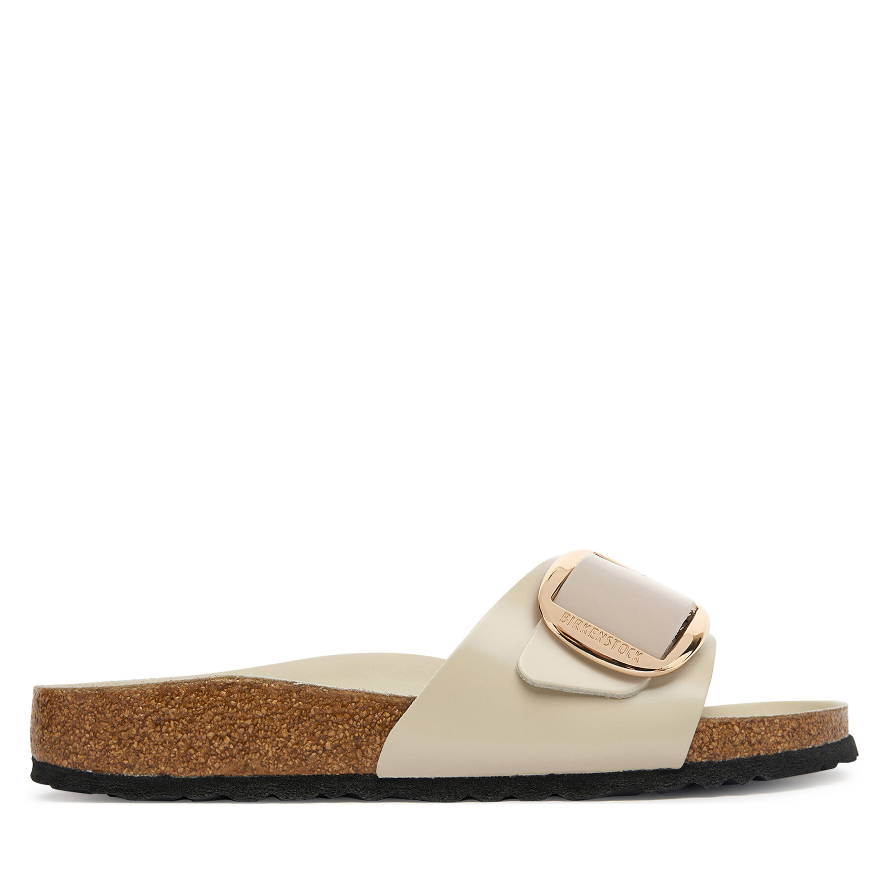 Birkenstock Klapki Madrid Big Buckle Hex 1031823 Écru
