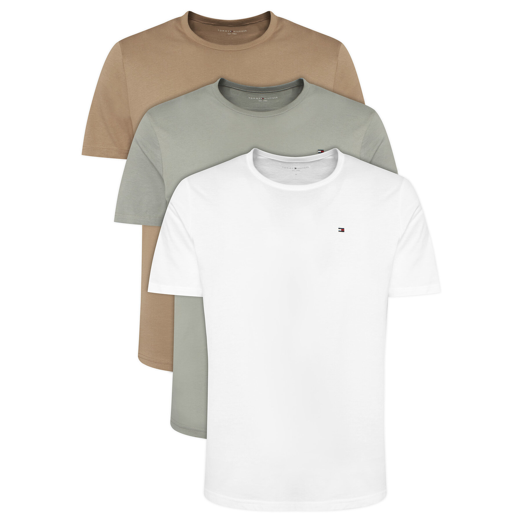 Tommy Hilfiger Komplet t-shirtów UM0UM03870 Kolorowy Regular Fit