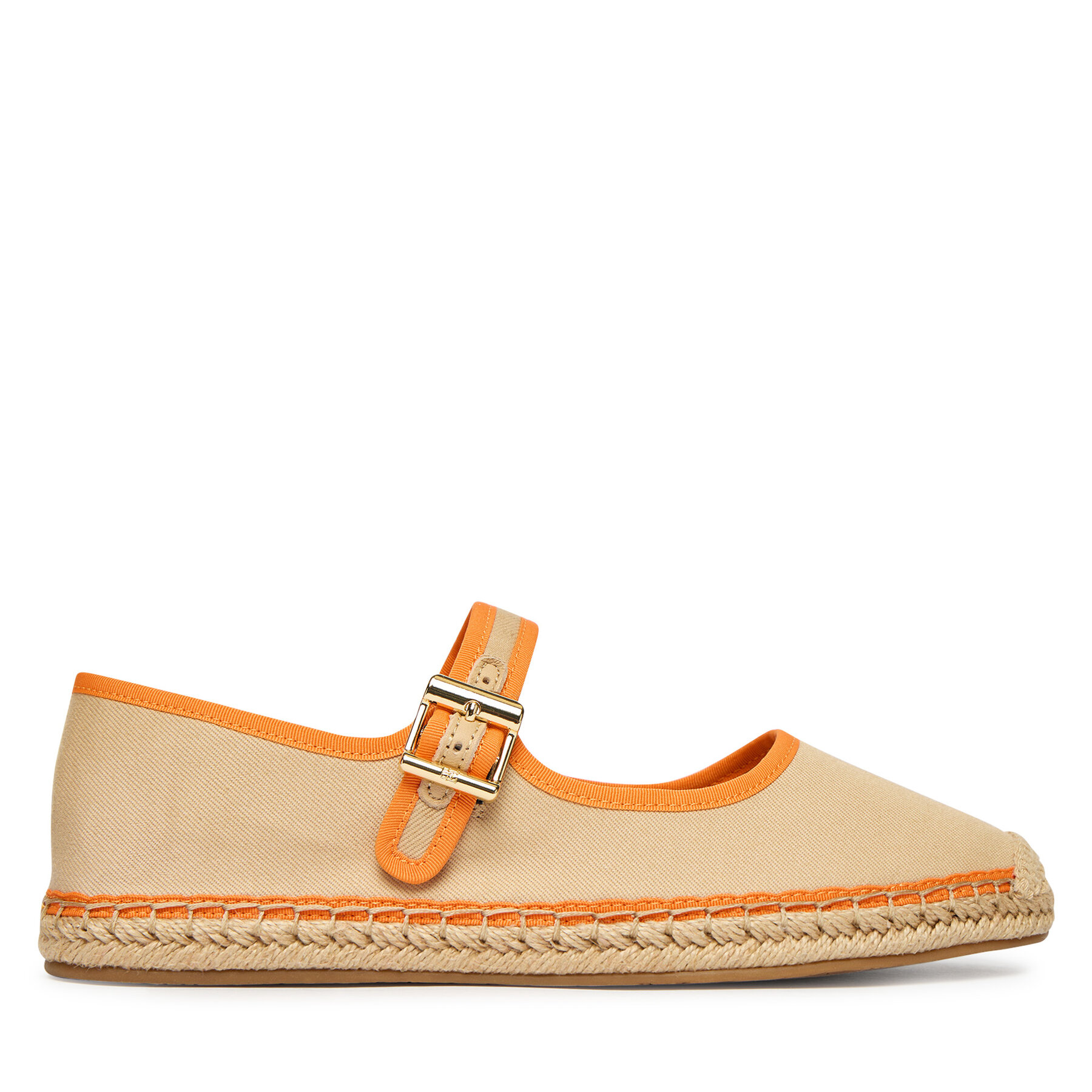 Tommy Hilfiger Espadryle Buckle Maryjane Espadrille FW0FW09239 Beżowy
