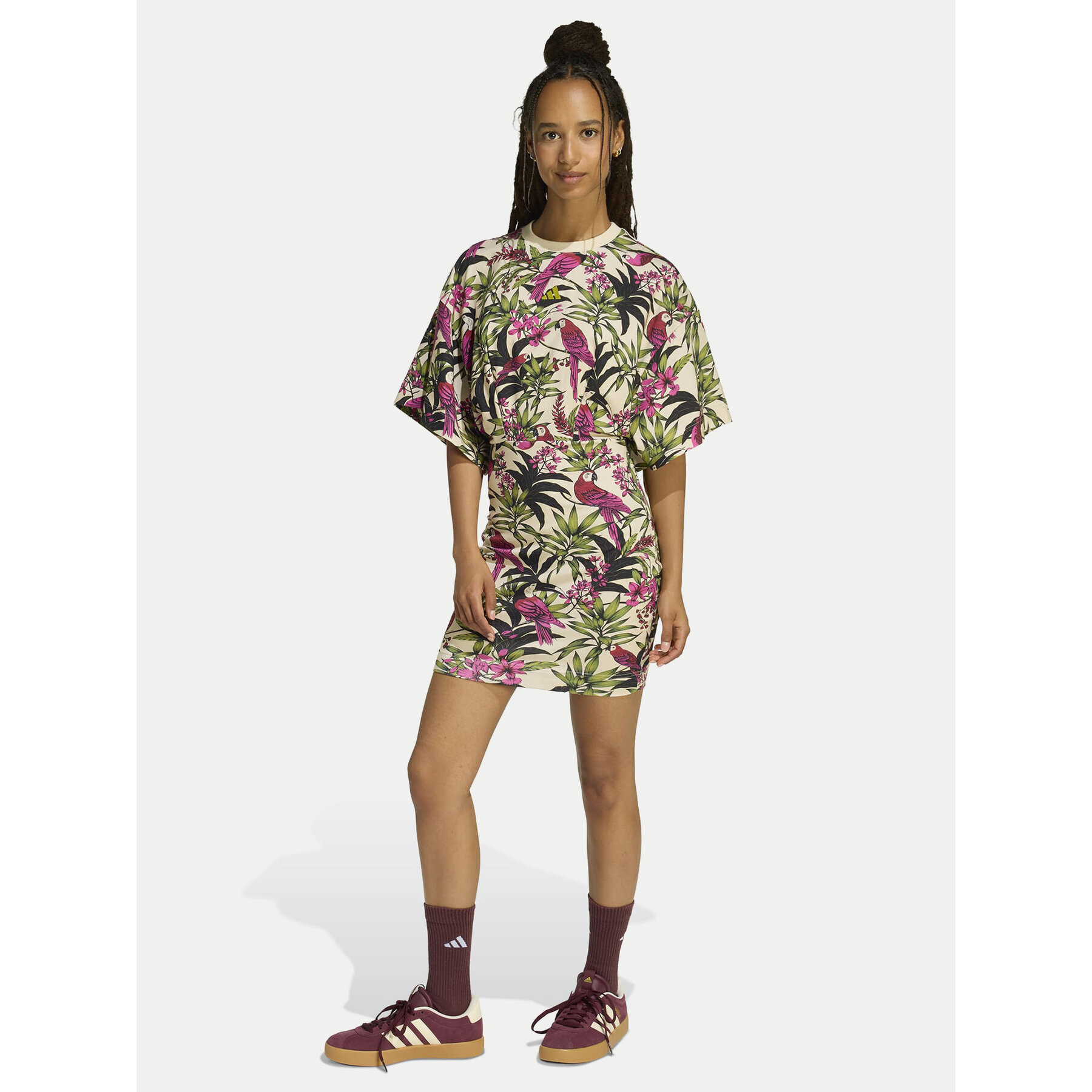 adidas Sukienka codzienna Farm Rio KD2193 Kolorowy Oversize
