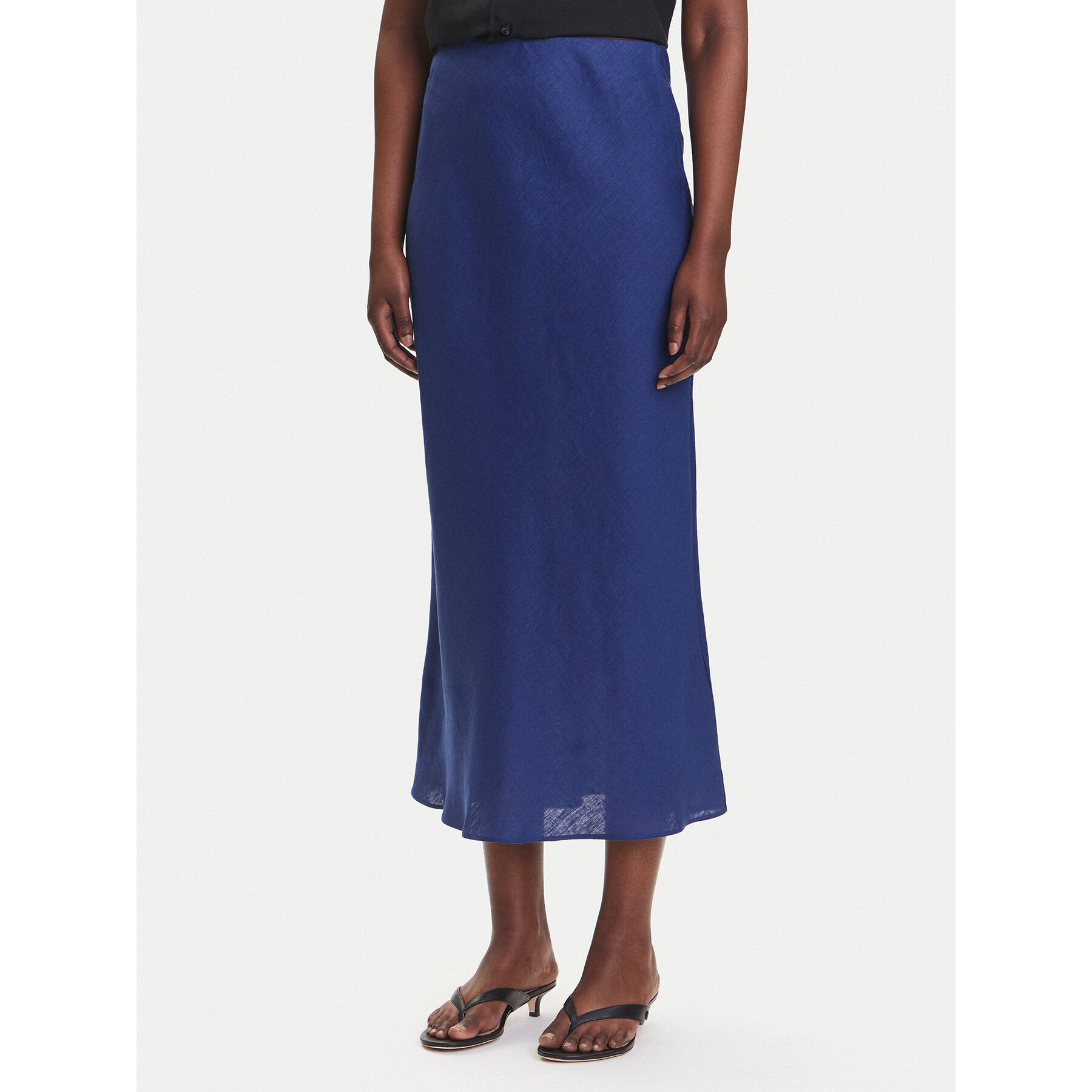 Marella Spódnica midi Desio 2515101032 Niebieski Regular Fit