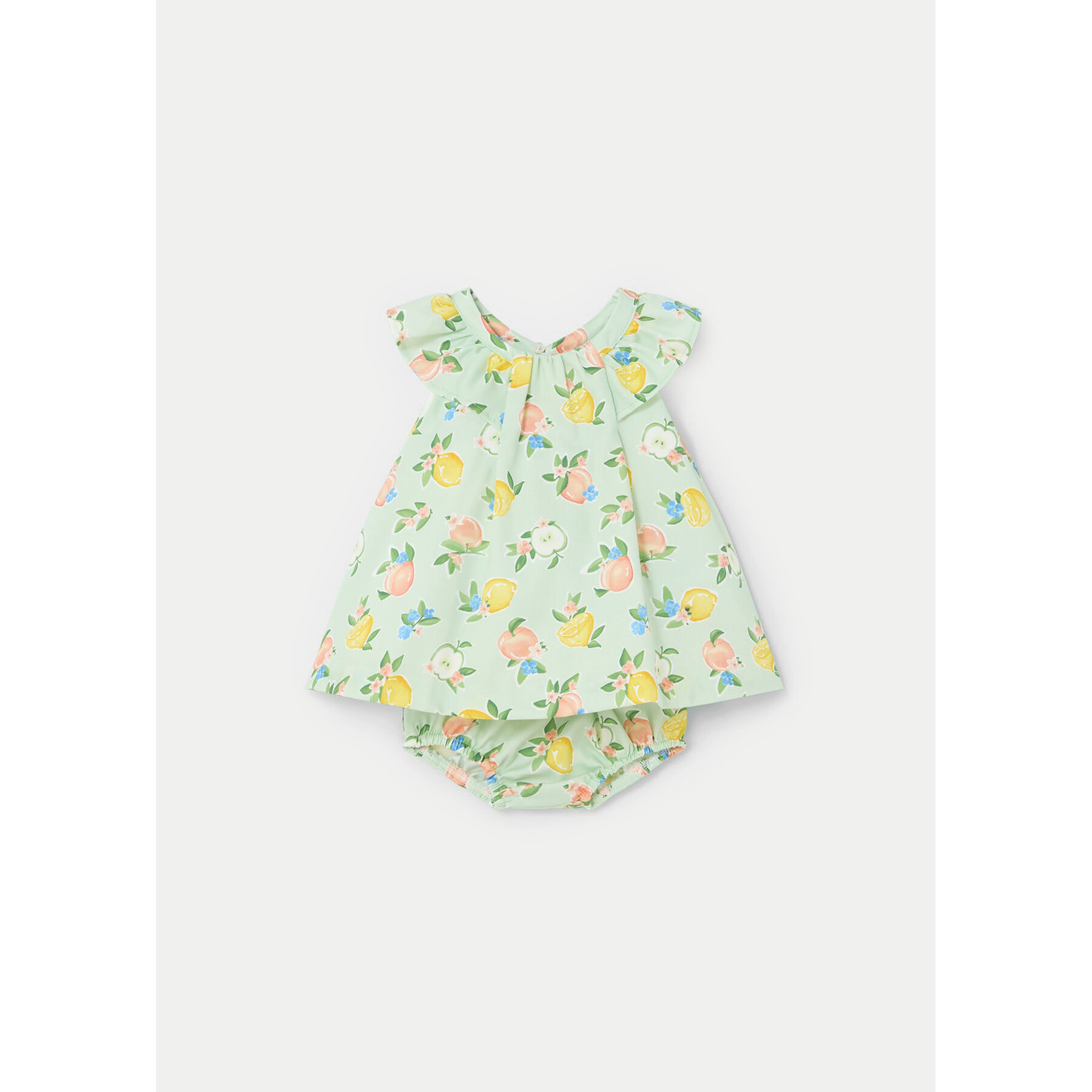 Mayoral Sukienka letnia 1834 Zielony Regular Fit