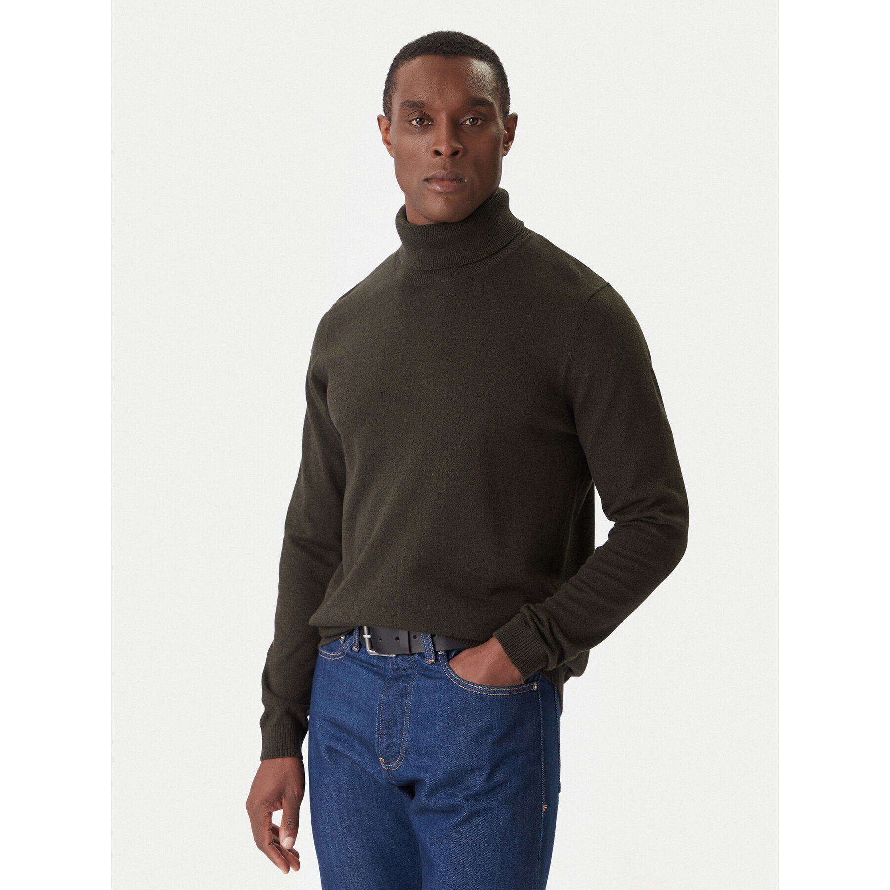 Jack & Jones Golf Basic 12258051 Zielony Regular Fit