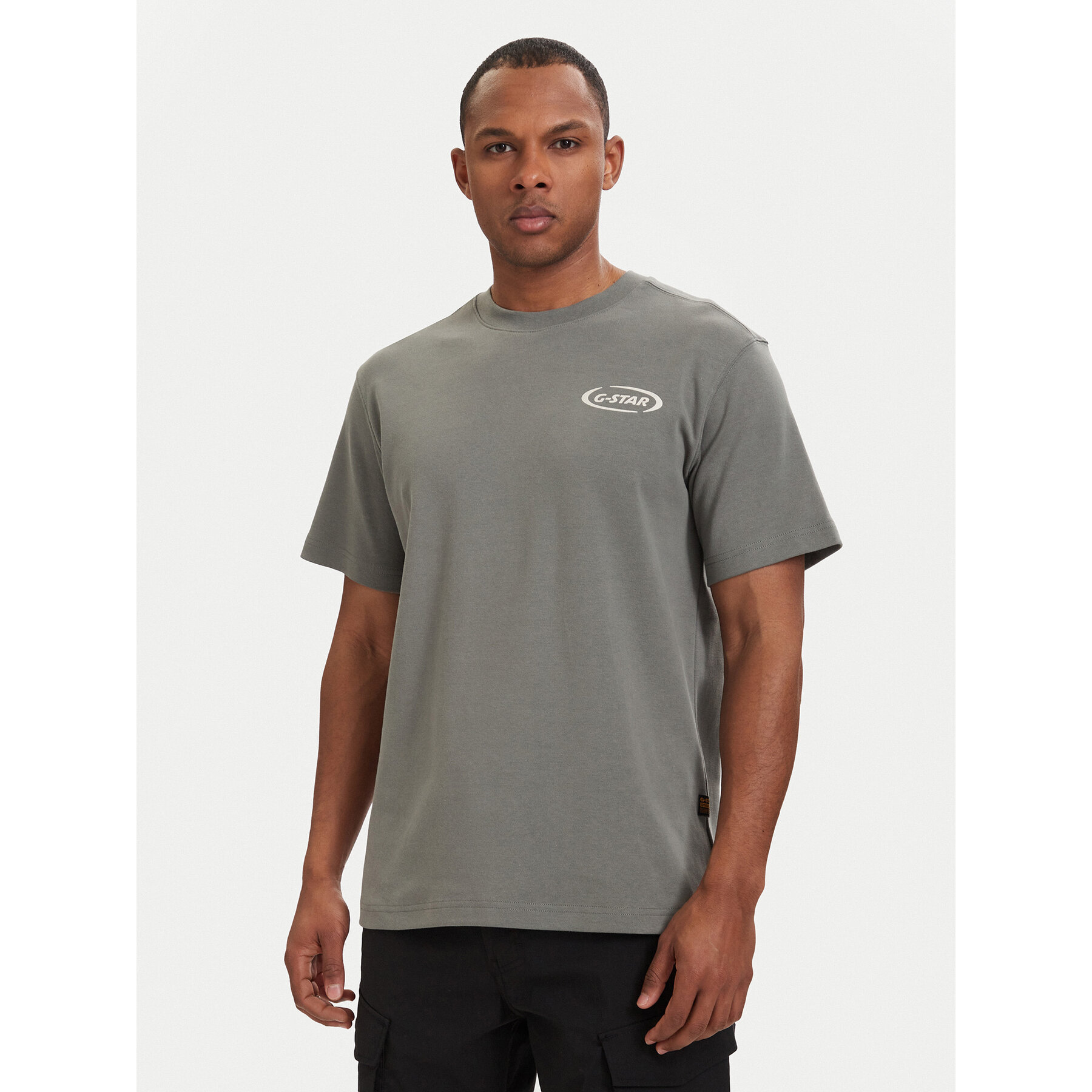 G-Star Raw T-Shirt 90s Logo D28921-D976 Zielony ciemny Regular Fit
