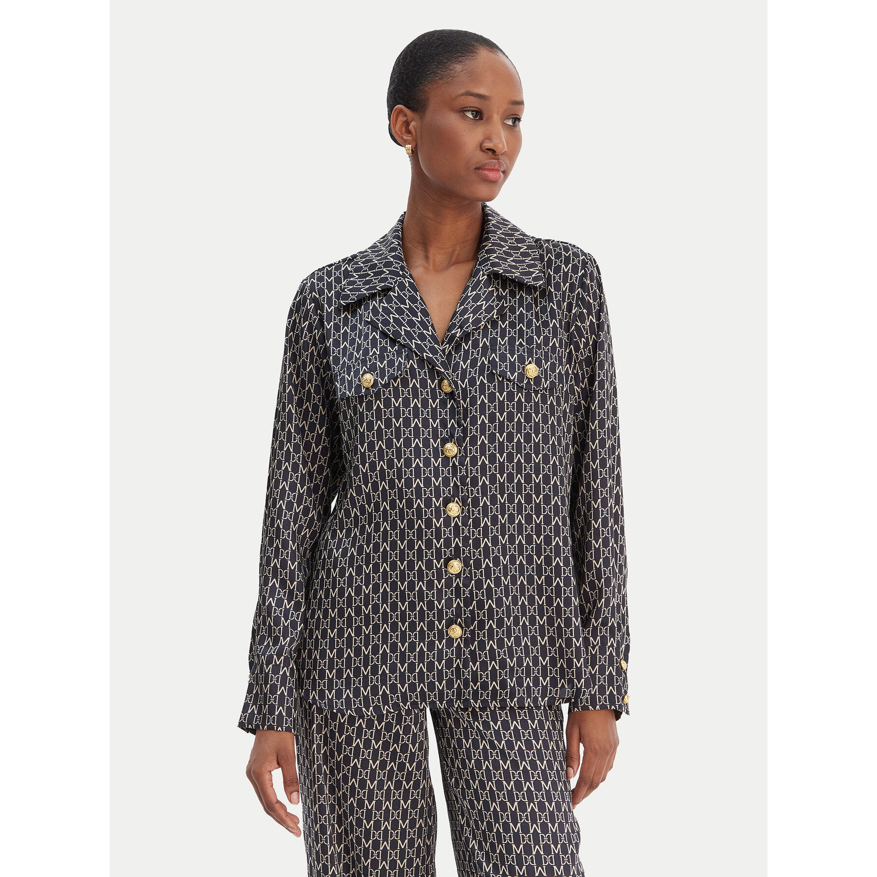 Marciano Guess Koszula 6RGH12 7435A Czarny Regular Fit