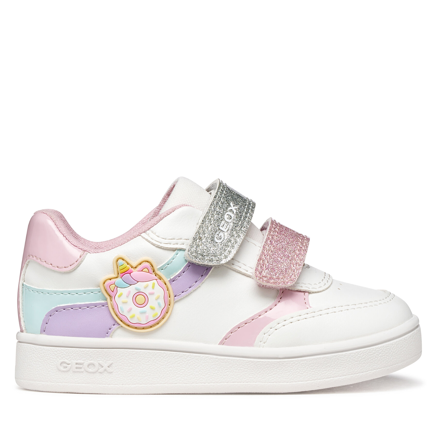 Geox Sneakersy B Eclyper Girl B655MB 000BC C1R8S M Biały