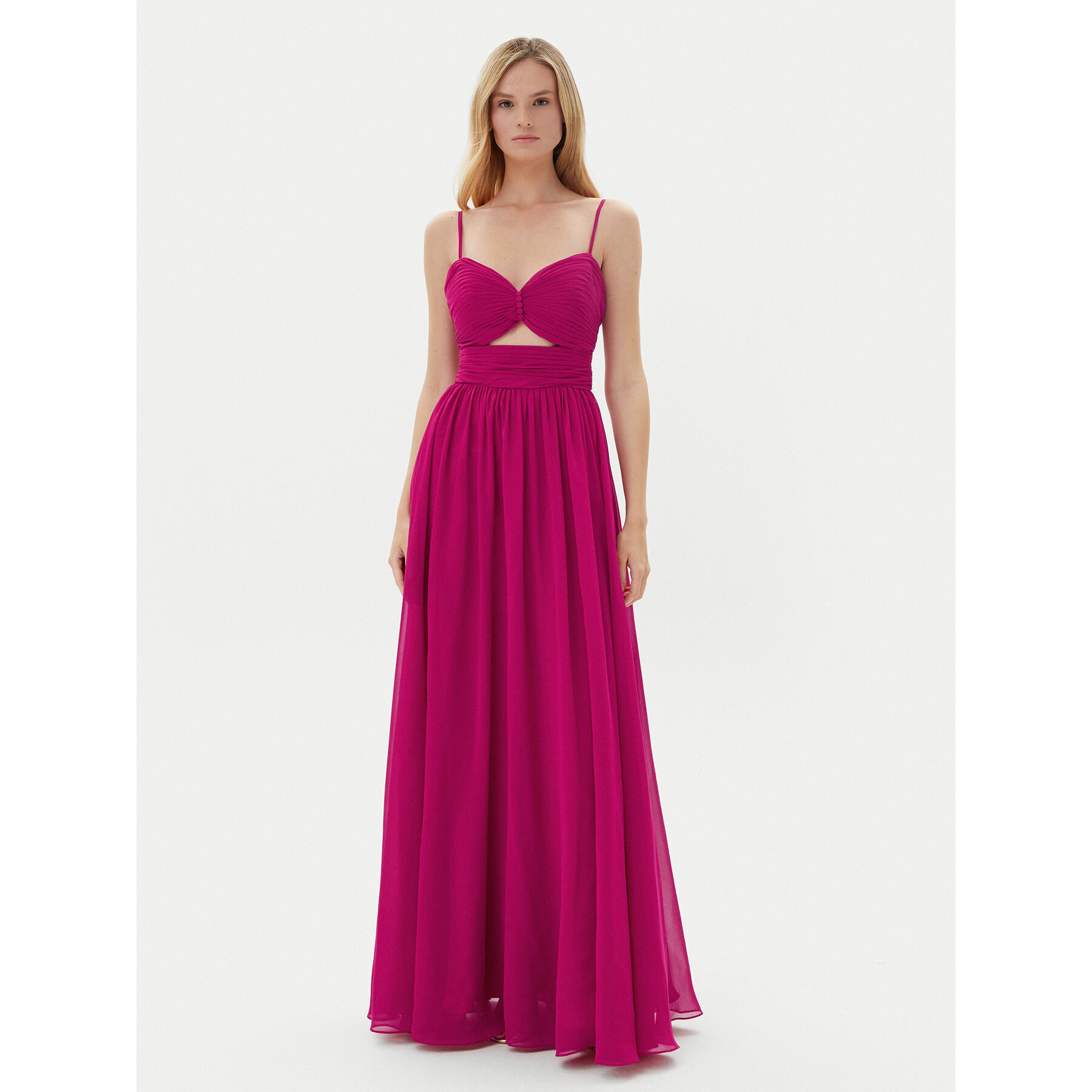 Hey Kyla Sukienka wieczorowa 5AH025HK Różowy Slim Fit