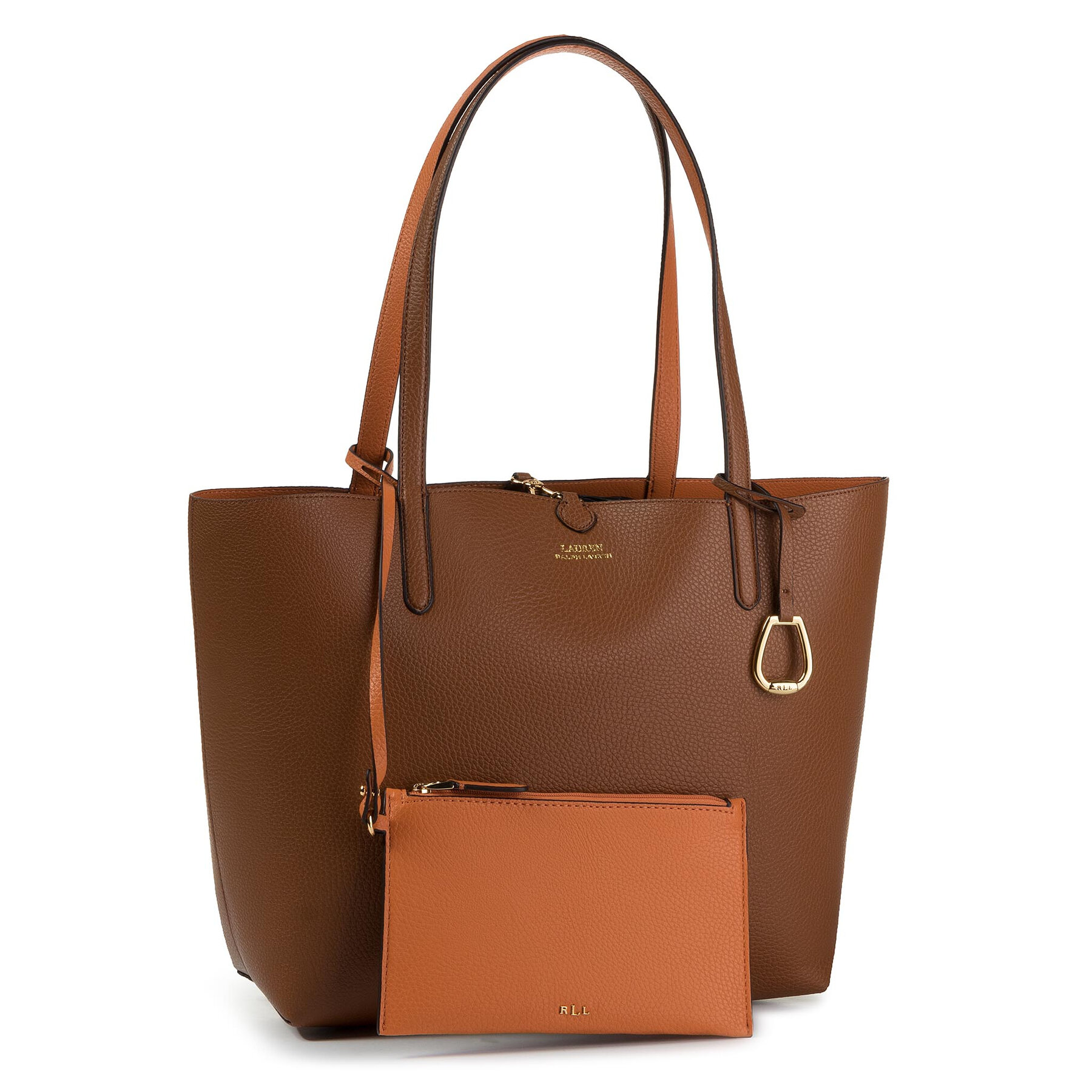 LAUREN RALPH LAUREN Torebka Rvrsble Tote 431795329002 Brązowy
