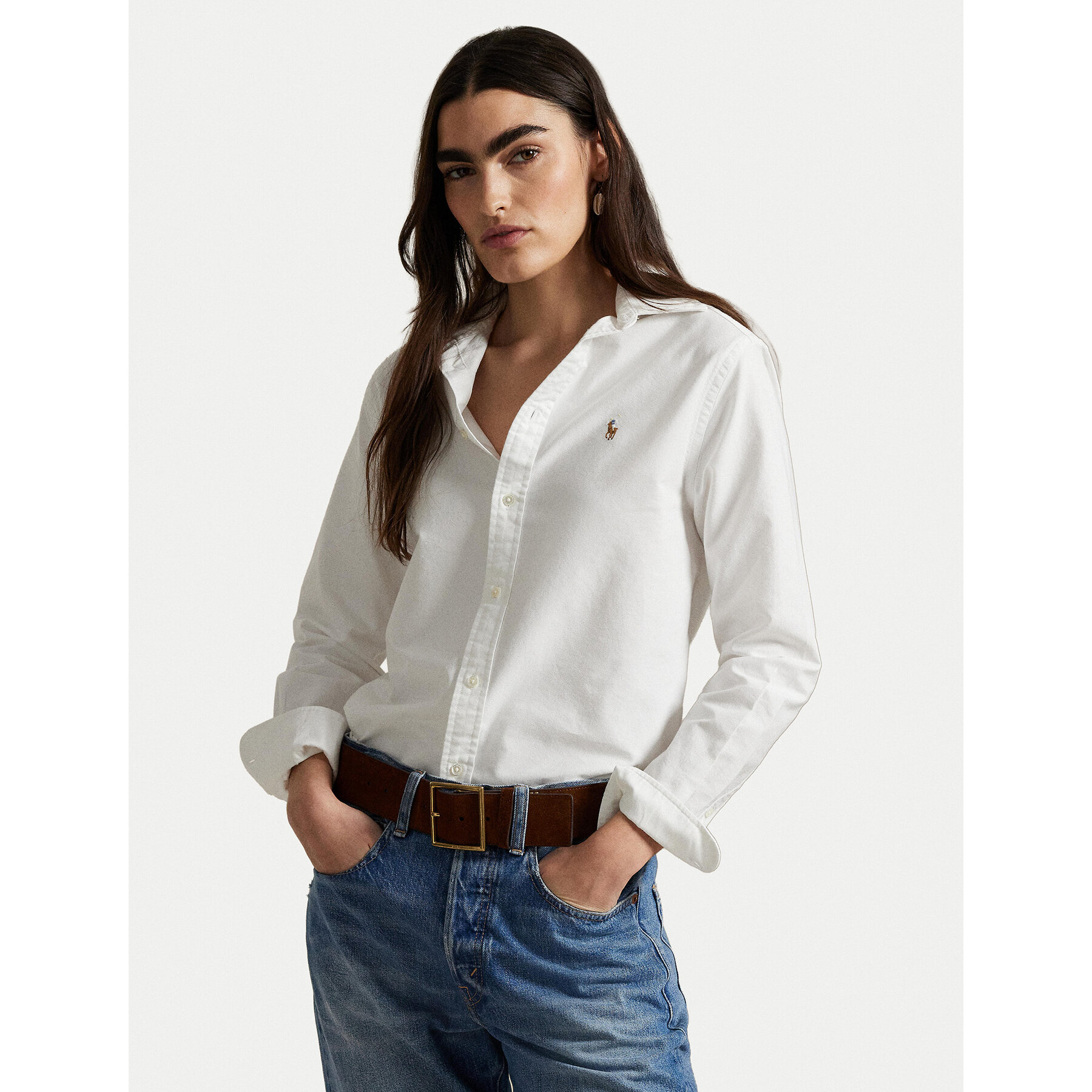 Polo Ralph Lauren Koszula 211970736001 Biały Relaxed Fit