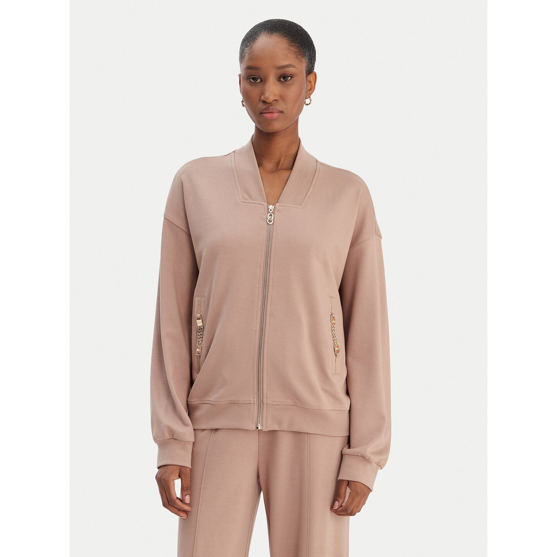 Liu Jo Sport Bluza TA6241 JS182 Brązowy Regular Fit