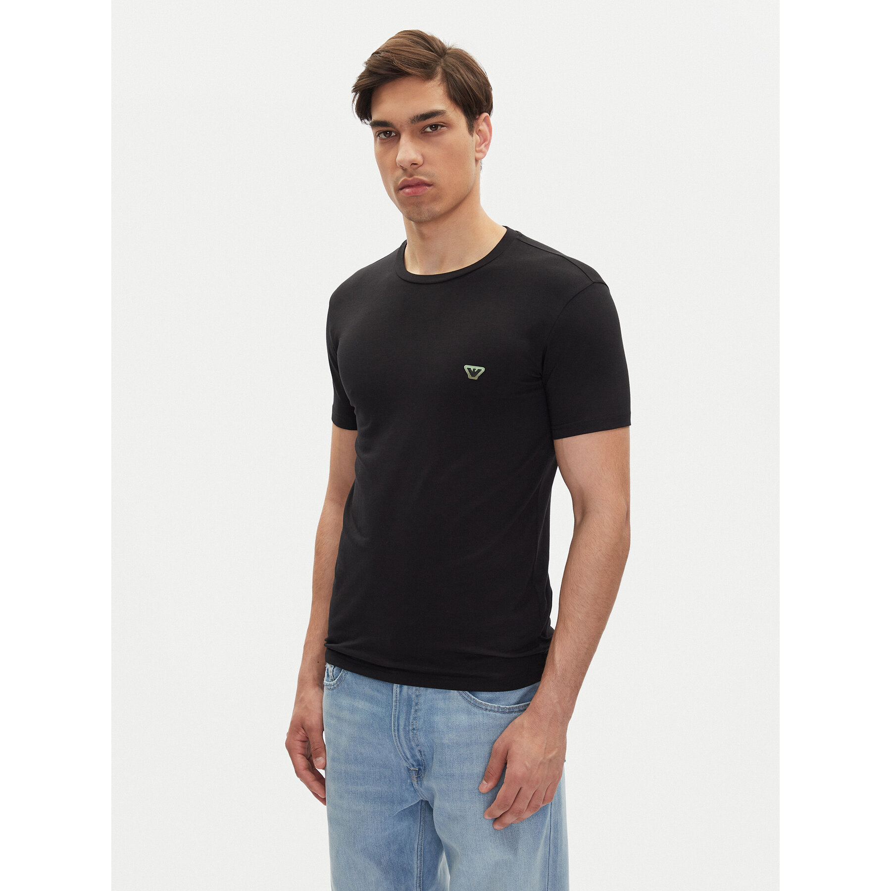 Emporio Armani Underwear T-Shirt EM000379 AF10784 UC001 Czarny Slim Fit