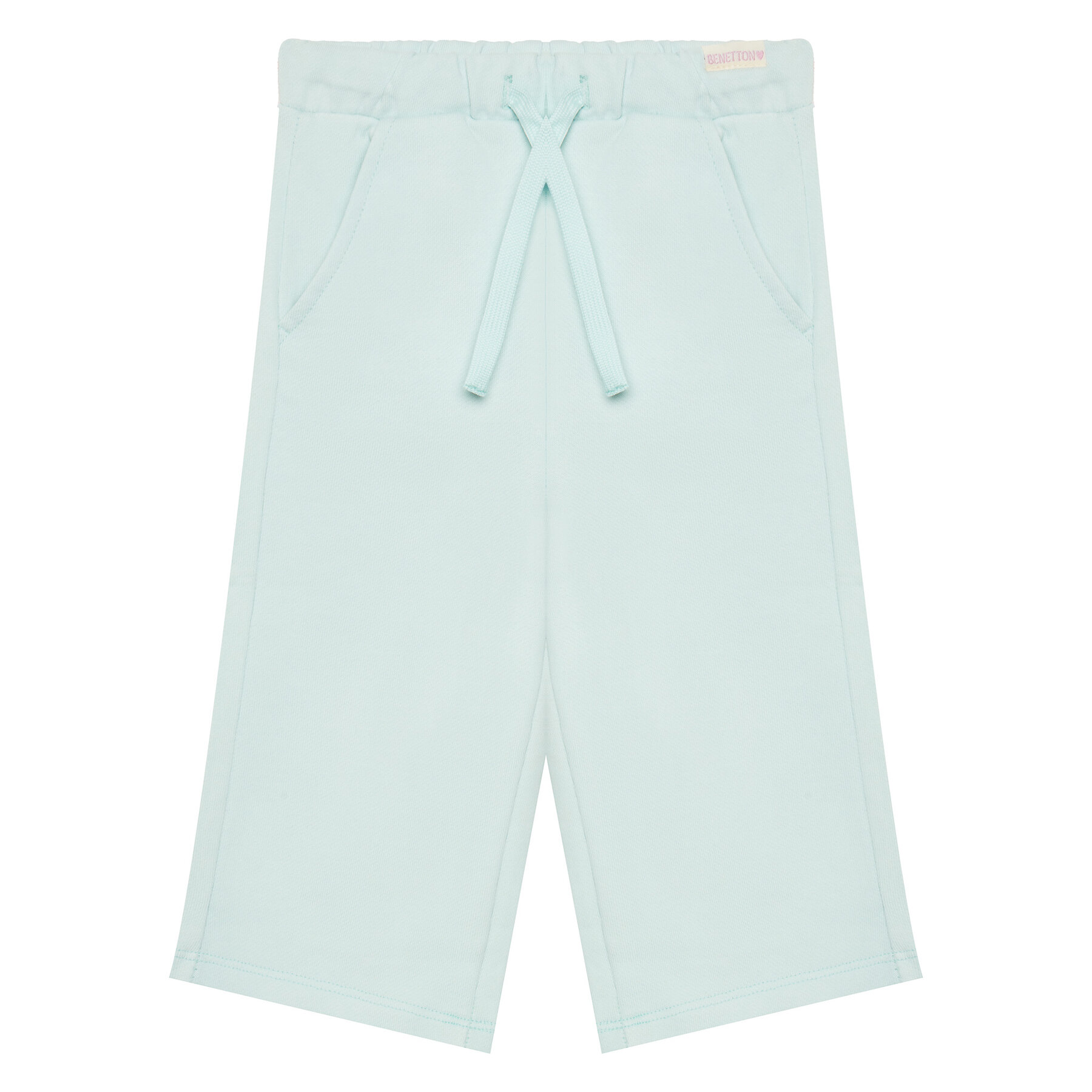 United Colors Of Benetton Spodnie dresowe 3UNIGF04P Zielony Wide Leg