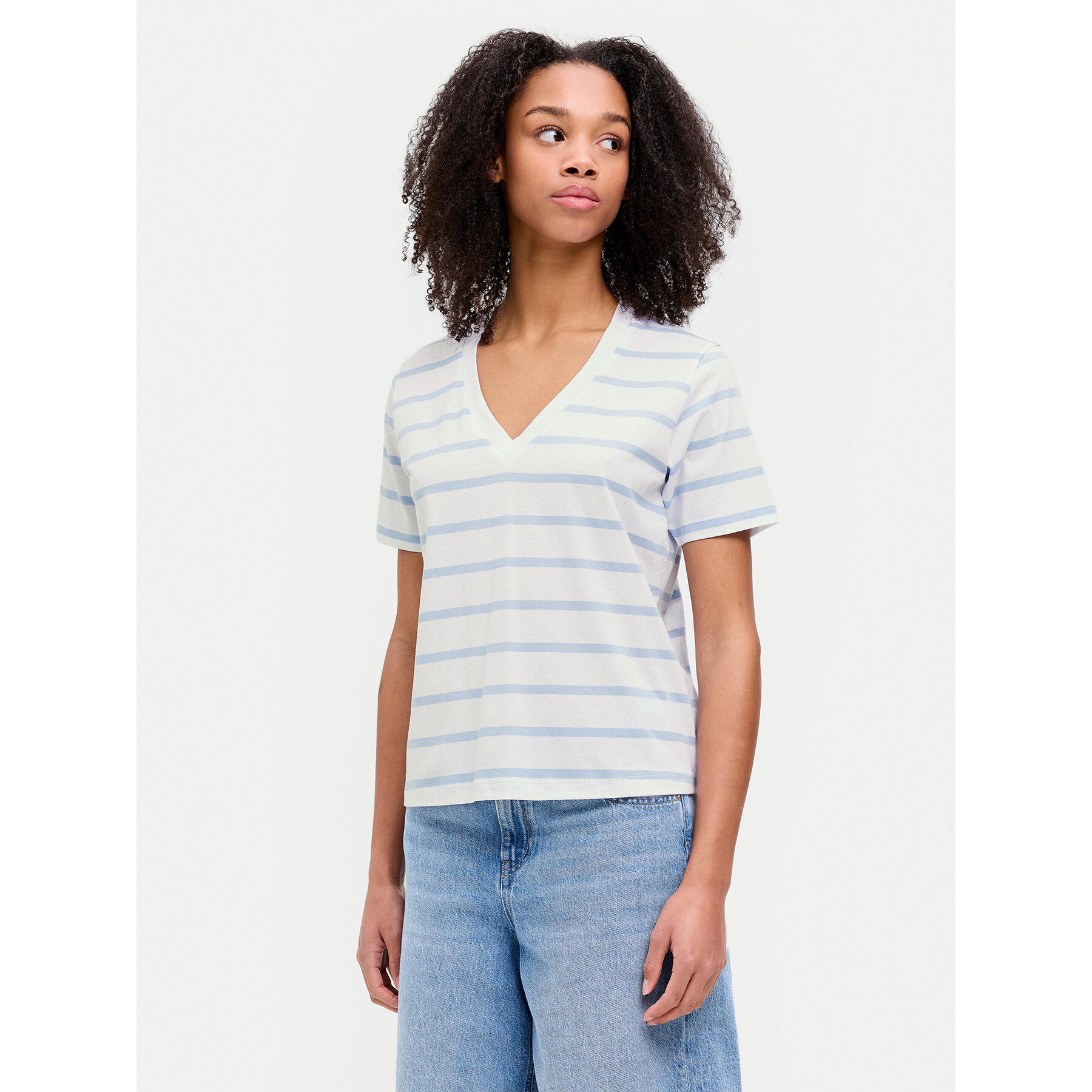 JJXX T-Shirt Annie 12257577 Niebieski Regular Fit