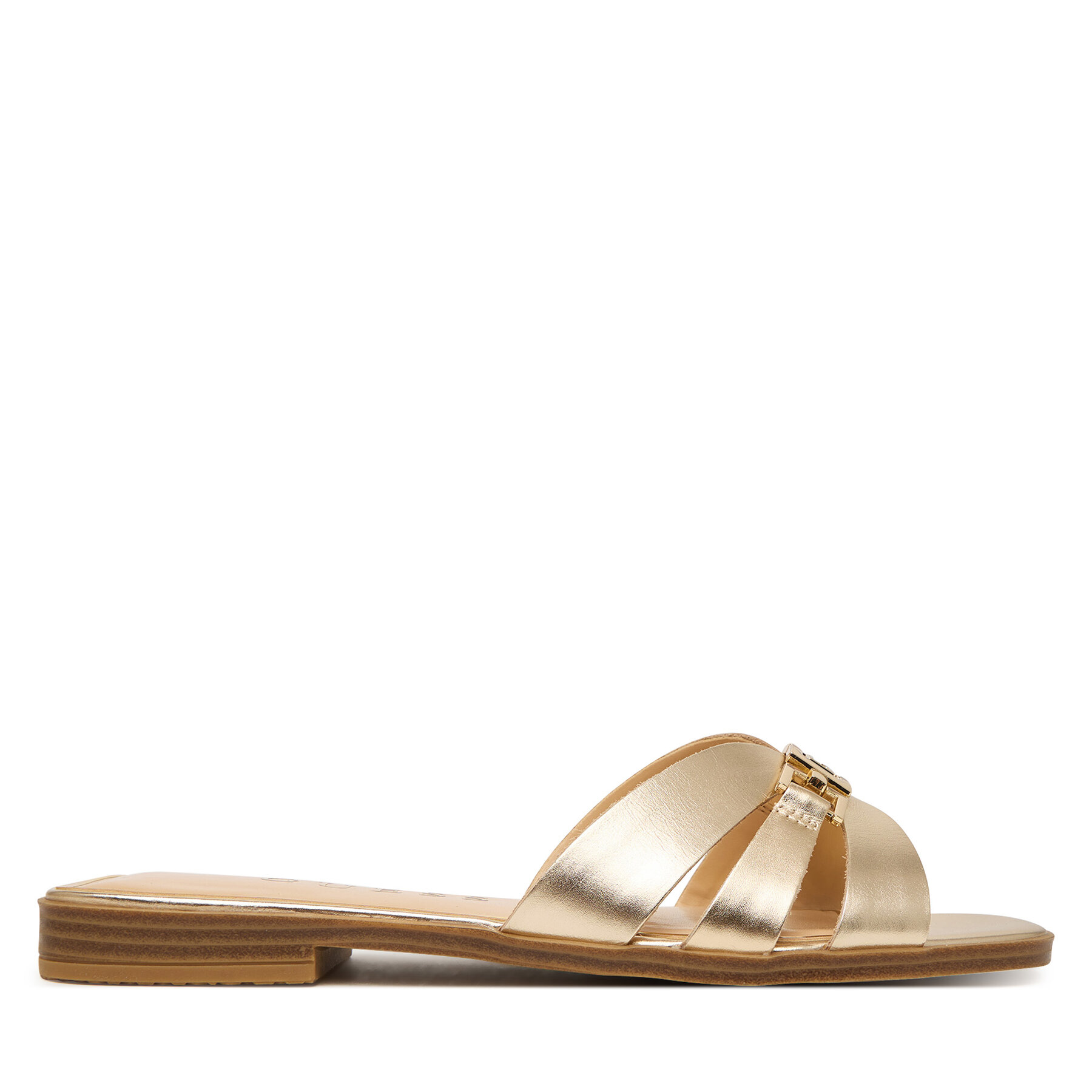 Guess Klapki FLJREA LEM19 Złoty