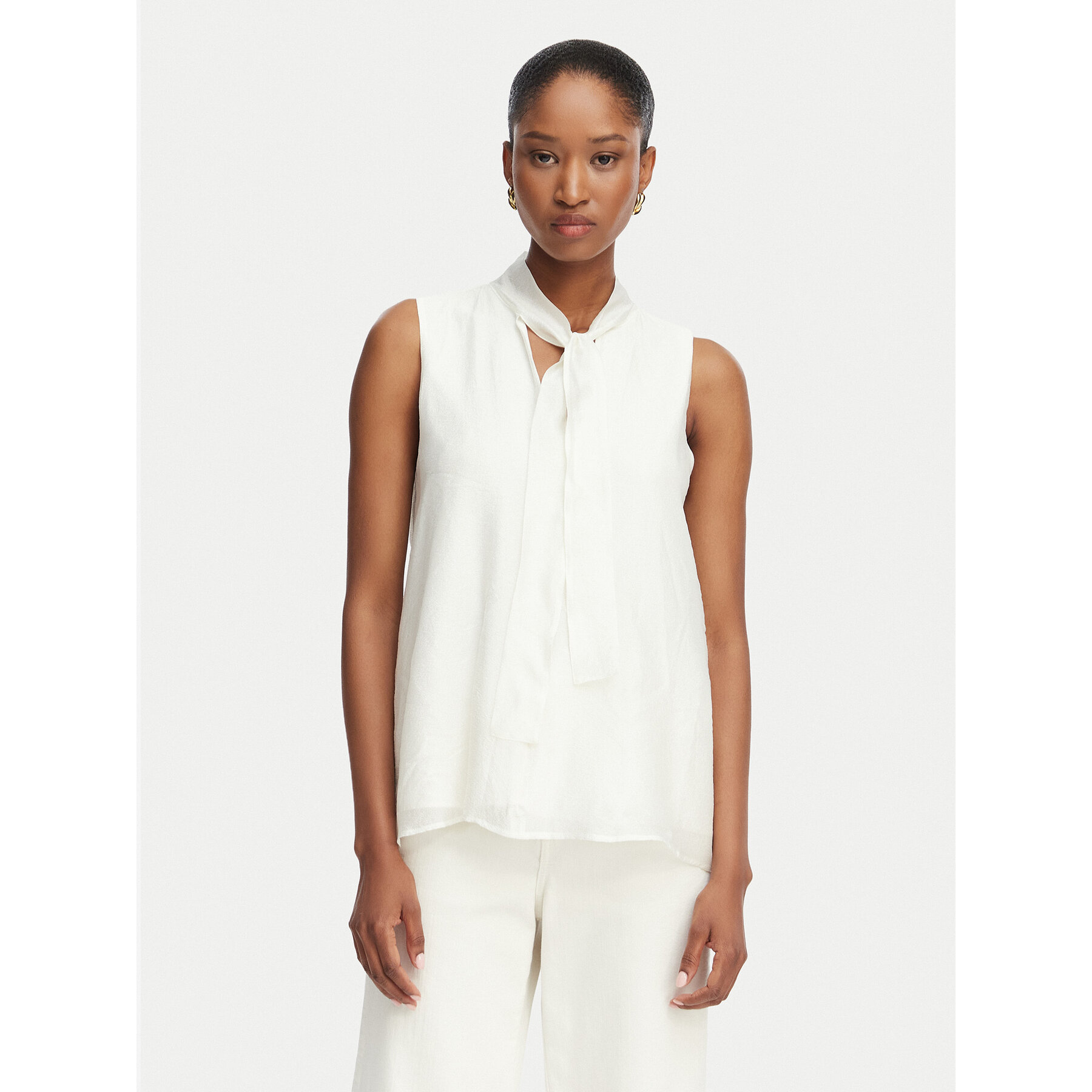 Marella Bluzka Esposto 2615111092 Écru Regular Fit
