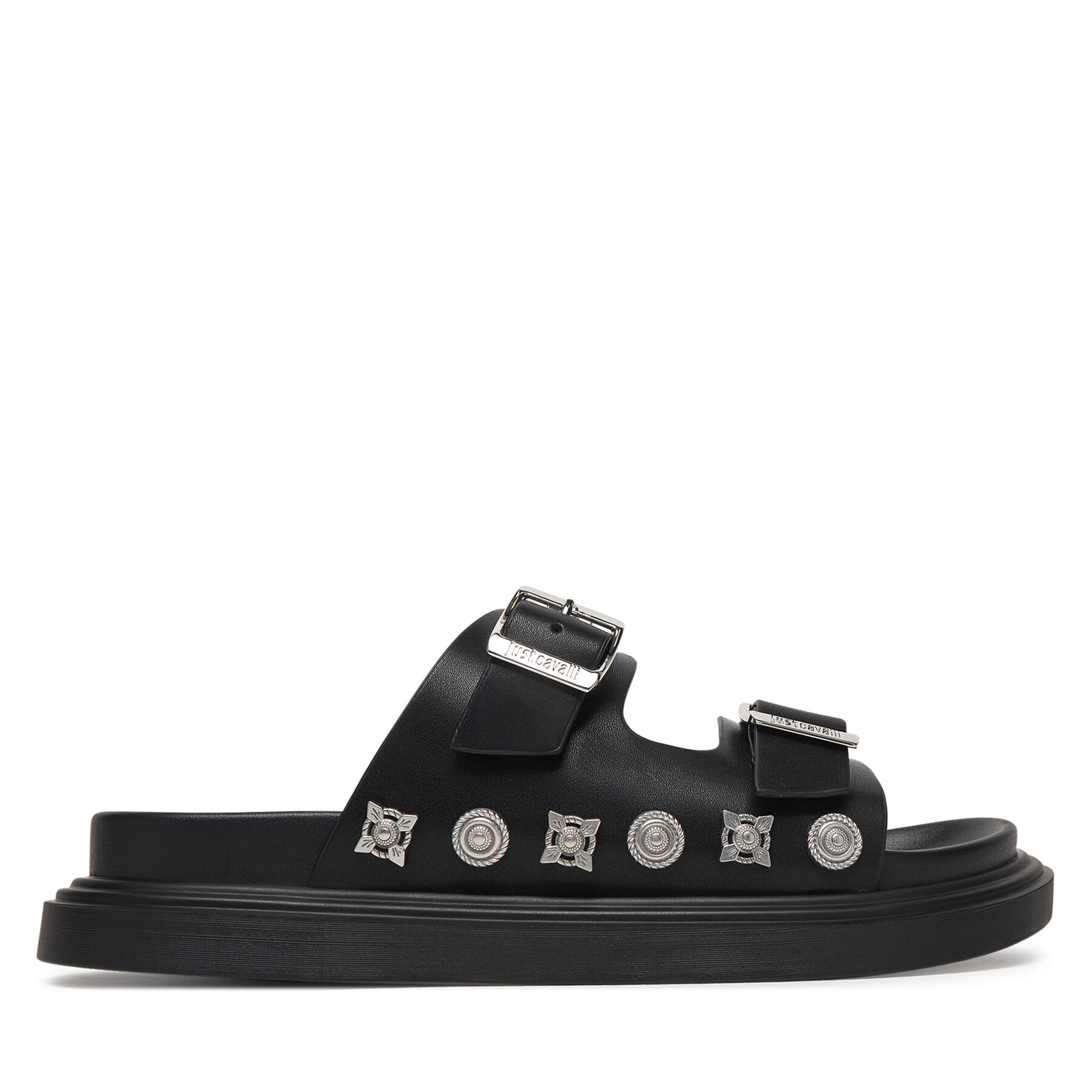 Just Cavalli Klapki 80RA3S92 ZPB91 Czarny