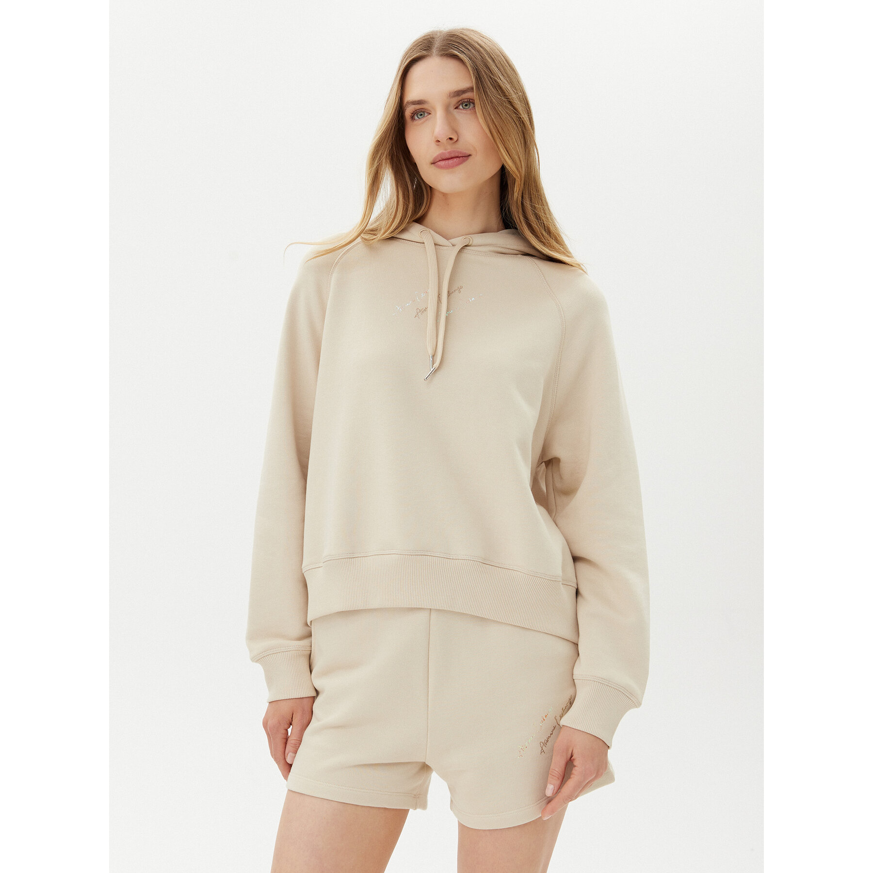 Armani Exchange Bluza XW000157 AF11852 U1092 Beżowy Regular Fit