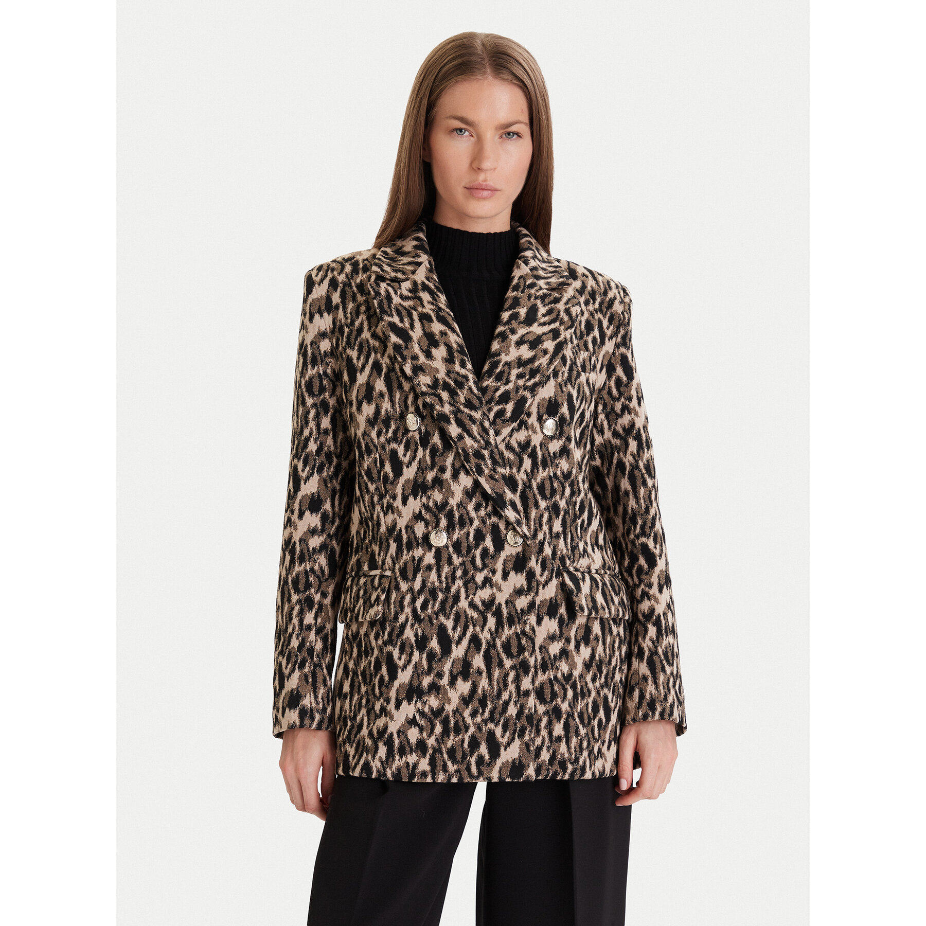 Maryley Marynarka 25IB112/36BE Beżowy Regular Fit