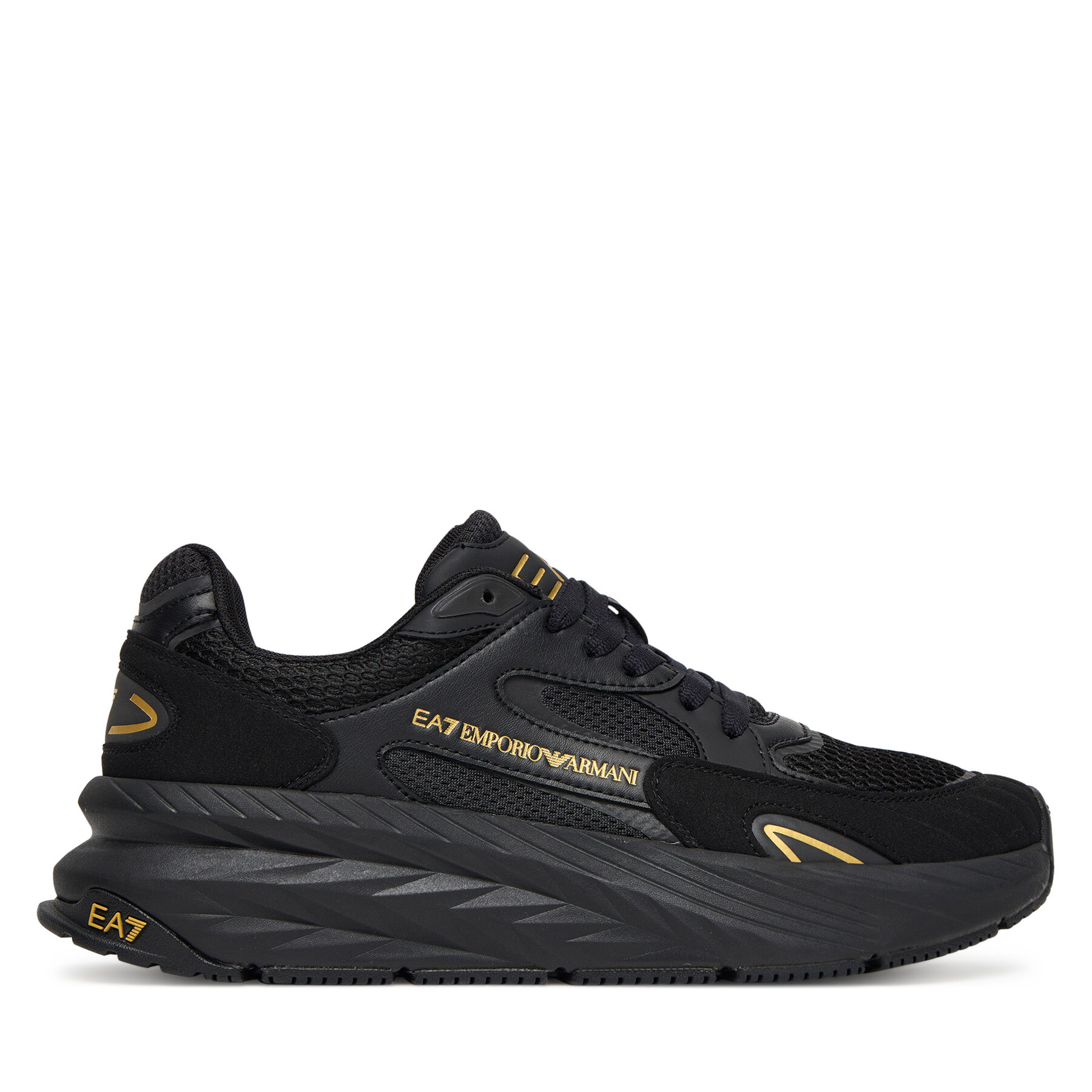 EA7 Emporio Armani Sneakersy 7X000342 AF18617 MZ177 Czarny