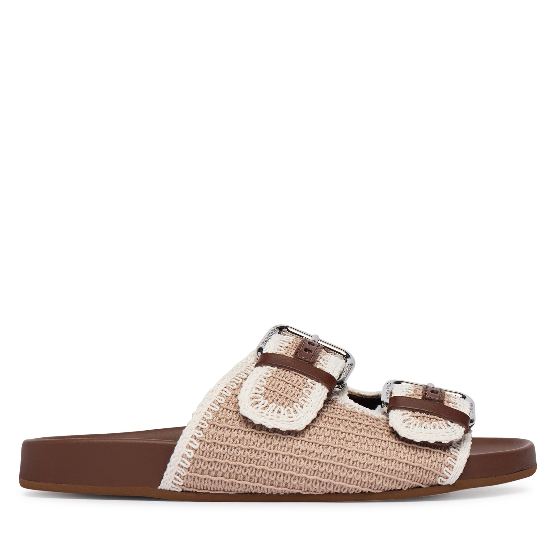 Weekend Max Mara Klapki 2615521055600 Beżowy