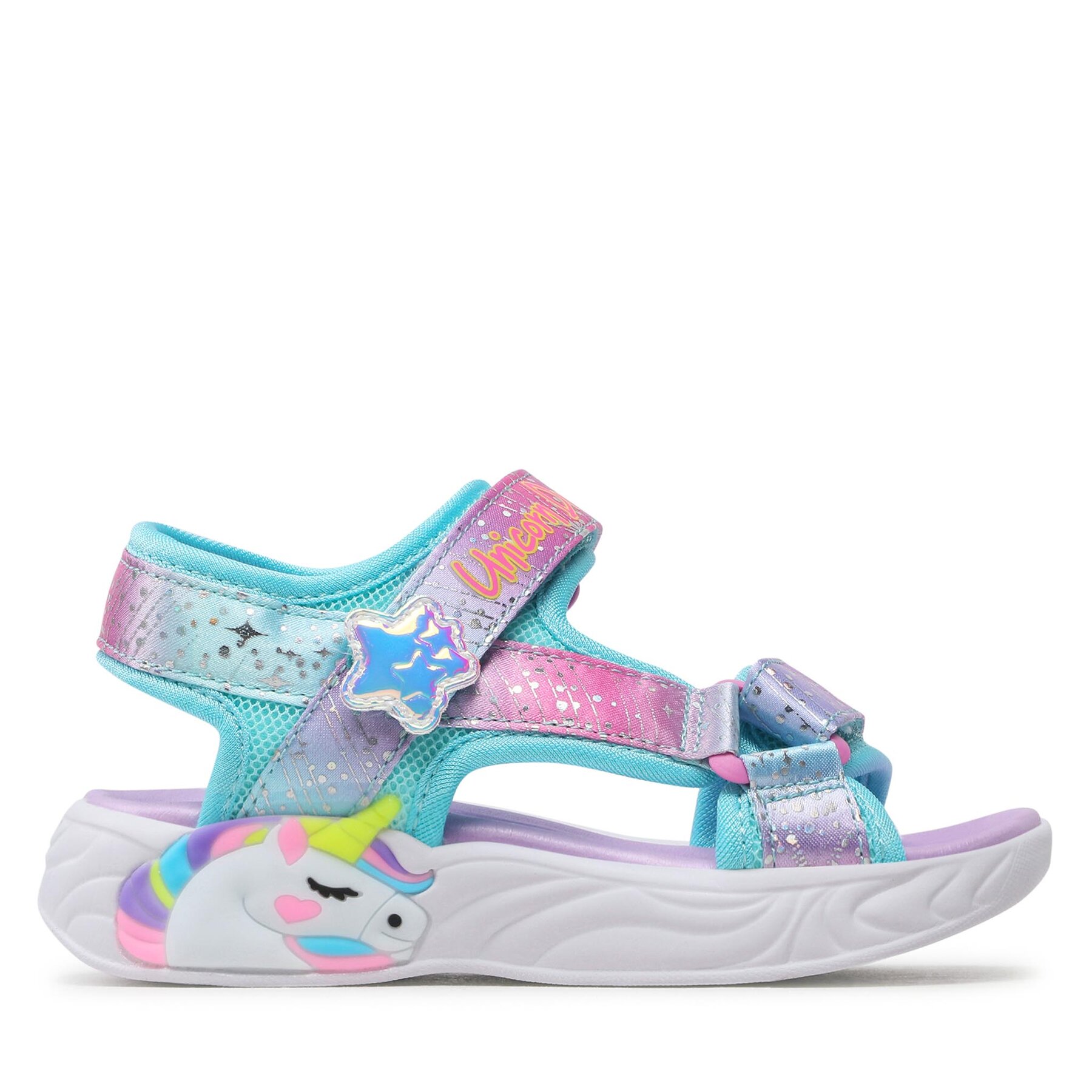 Skechers Sandały Majestic Bliss 302682L/PRMT Kolorowy
