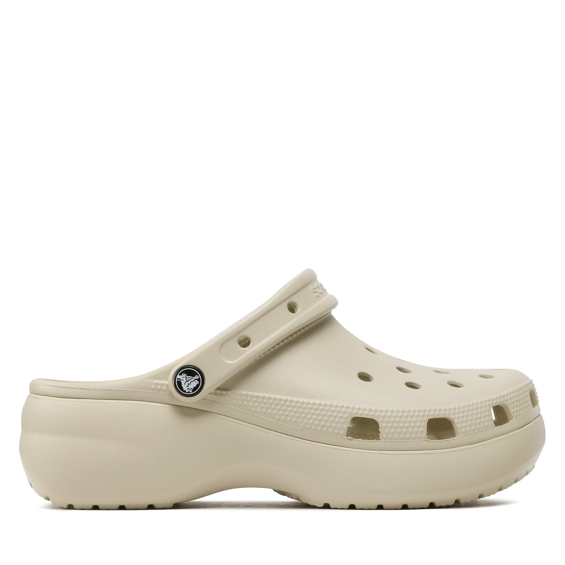 Crocs Klapki Classic Platform Clog W 206750 Beżowy