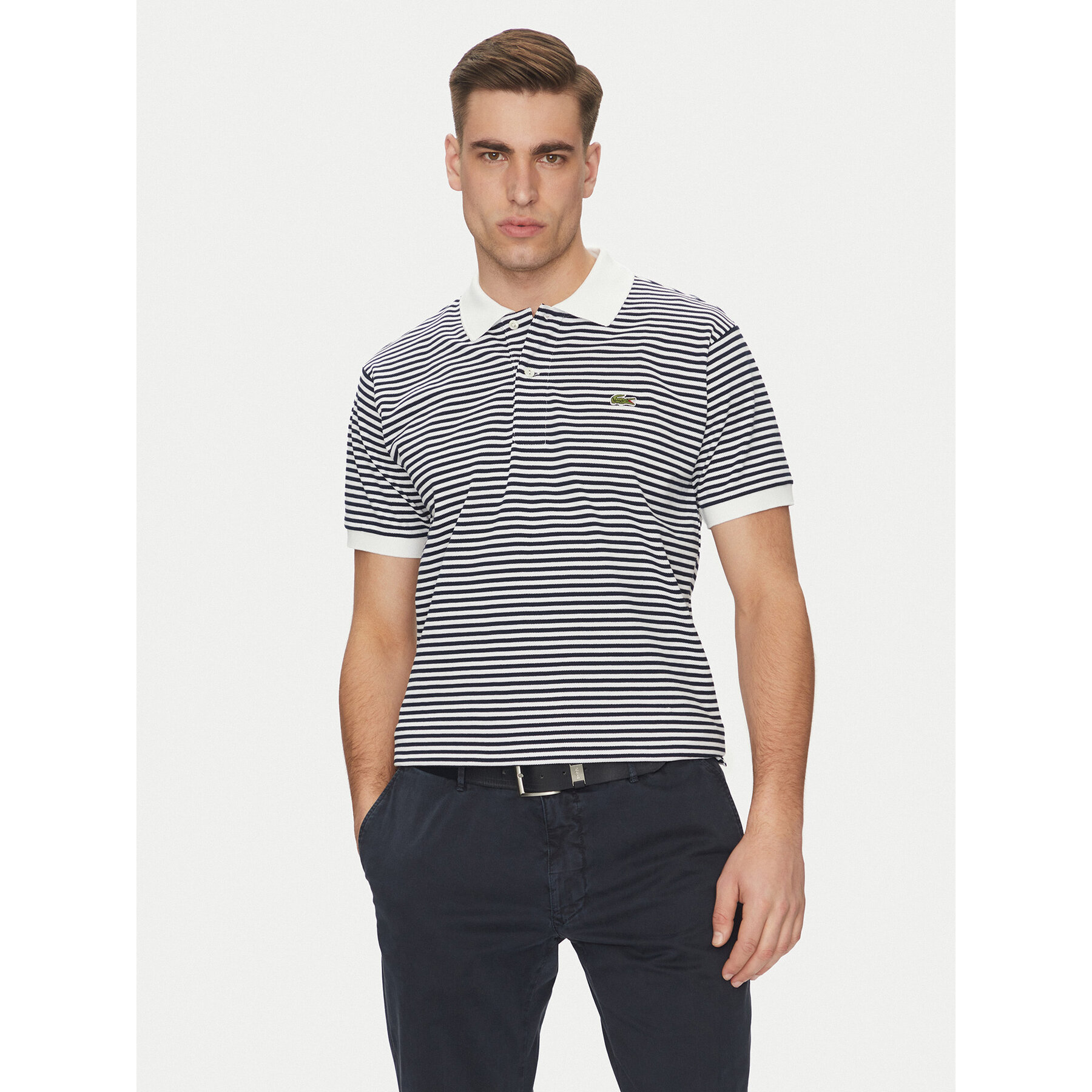 Lacoste Polo PH9753 Granatowy Classic Fit
